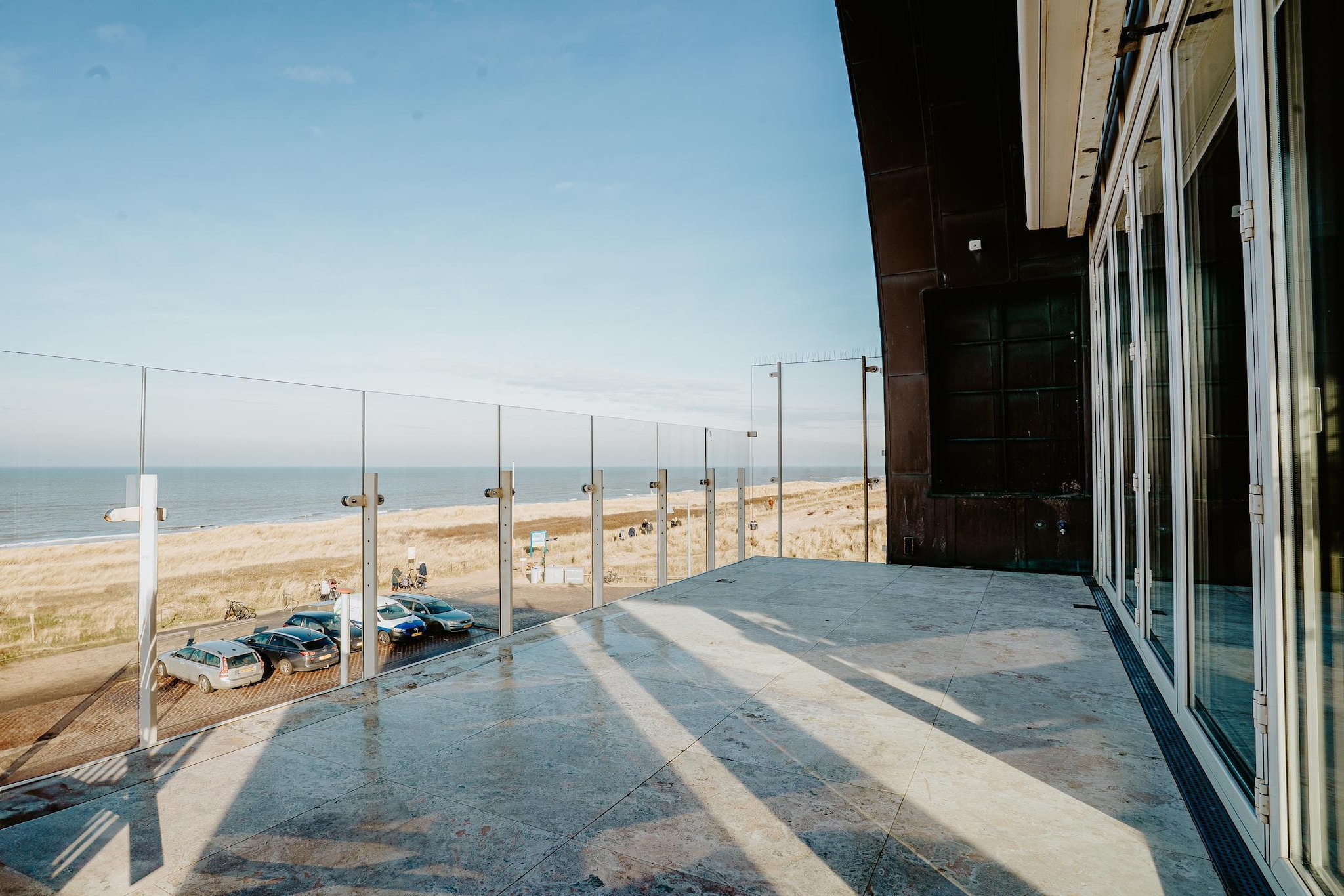 De ZeeParel Pink Shrimp-Terrasse / balcon