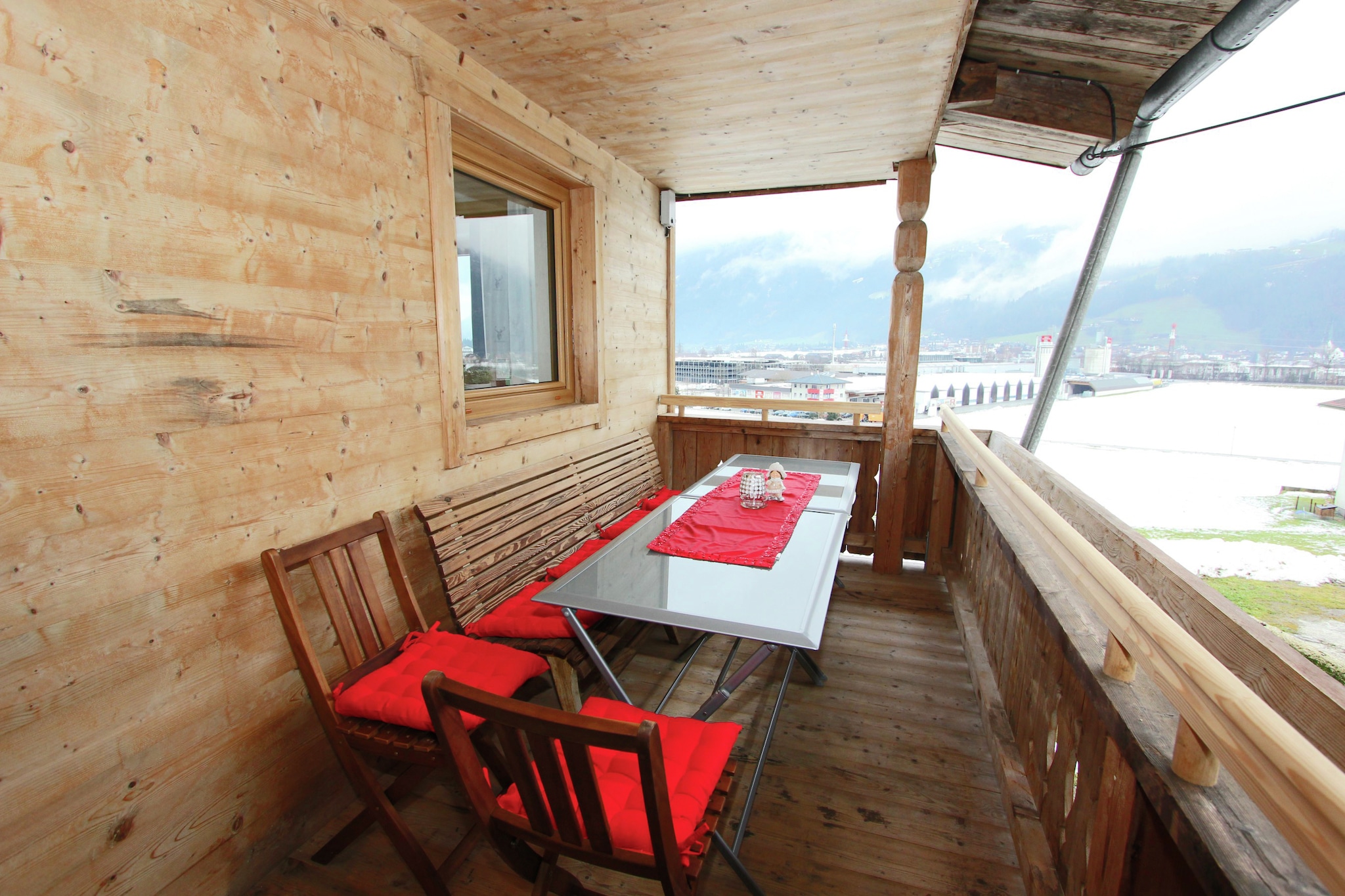 Why stay here?
A dream vacation for the ski lovers. This holiday home in Kaltenbach is just a stone's throw away from the gondolas and Hochzilltertal ski slopes. Ideal for a group, it has a balcony and the terrace, to enjoy stunning mountain views.
Things to do around
The Optimal Hochzillertal ski area has 92 km of ski slopes is a paradise for ski lovers and snowboarders. Use the ski lift or ski bus at 300 m for easy access. The Zillertal Valley is also nearby. You can also visit the spectacular Harter Schleierwasserfall. Cross country is just 200 m away and the swimming pool is 2 km.
What to expect from the space?
After a day's adventure, relax indoors enjoying refreshments prepared fresh from the modern kitchen and gazing at the beautiful view of Kaltenbach. Central heating provides a cozy ambiance. Ski storage, parking, and carport are available.
More for your stay
The airport lies 47 km away. Public transport is at 5 km.
Check-in between 3–6 PM and check-out 8–9 AM.
