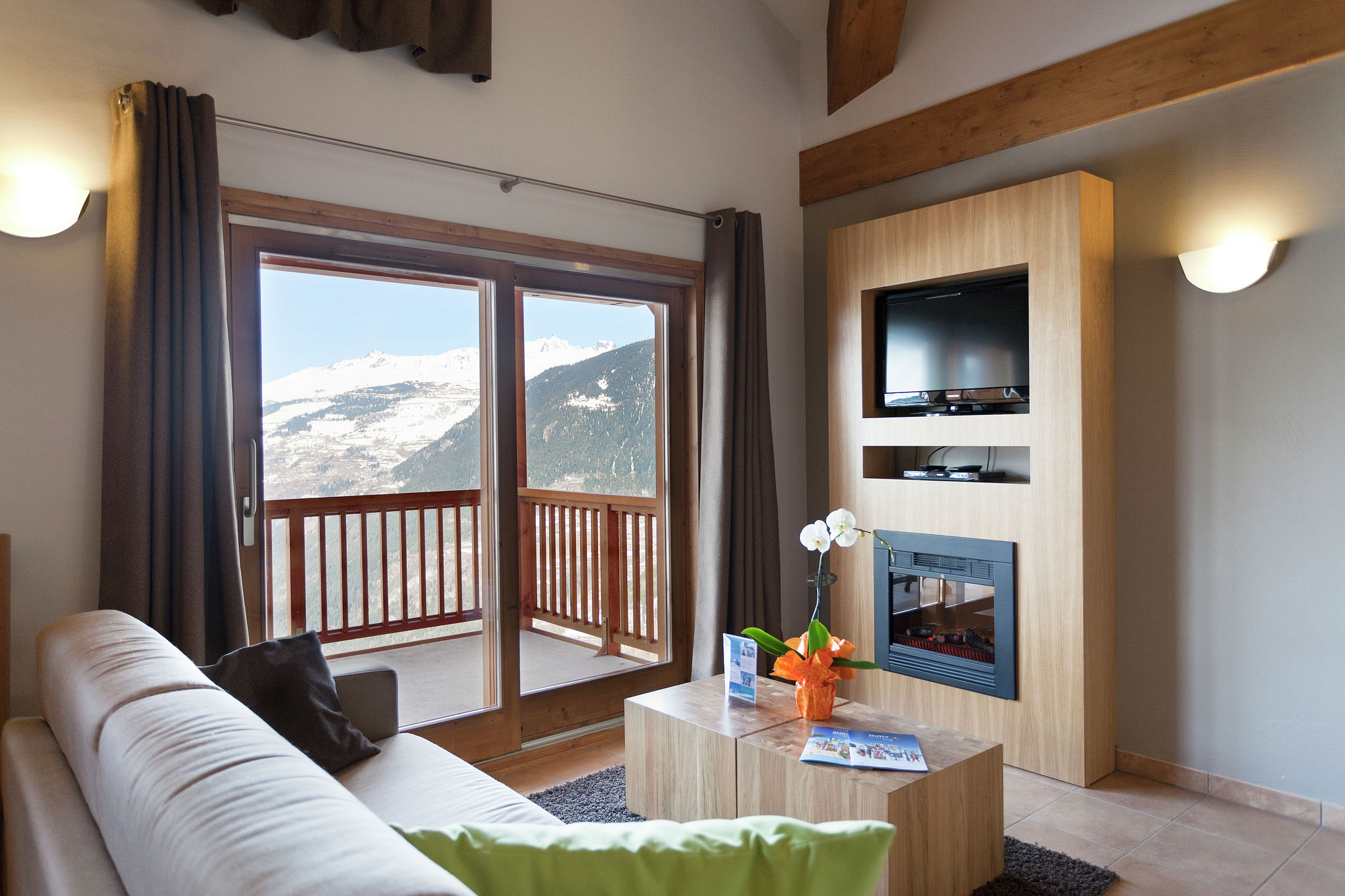 Moderne Wohnung in einem authentischen Dorf in Skiliftnähe