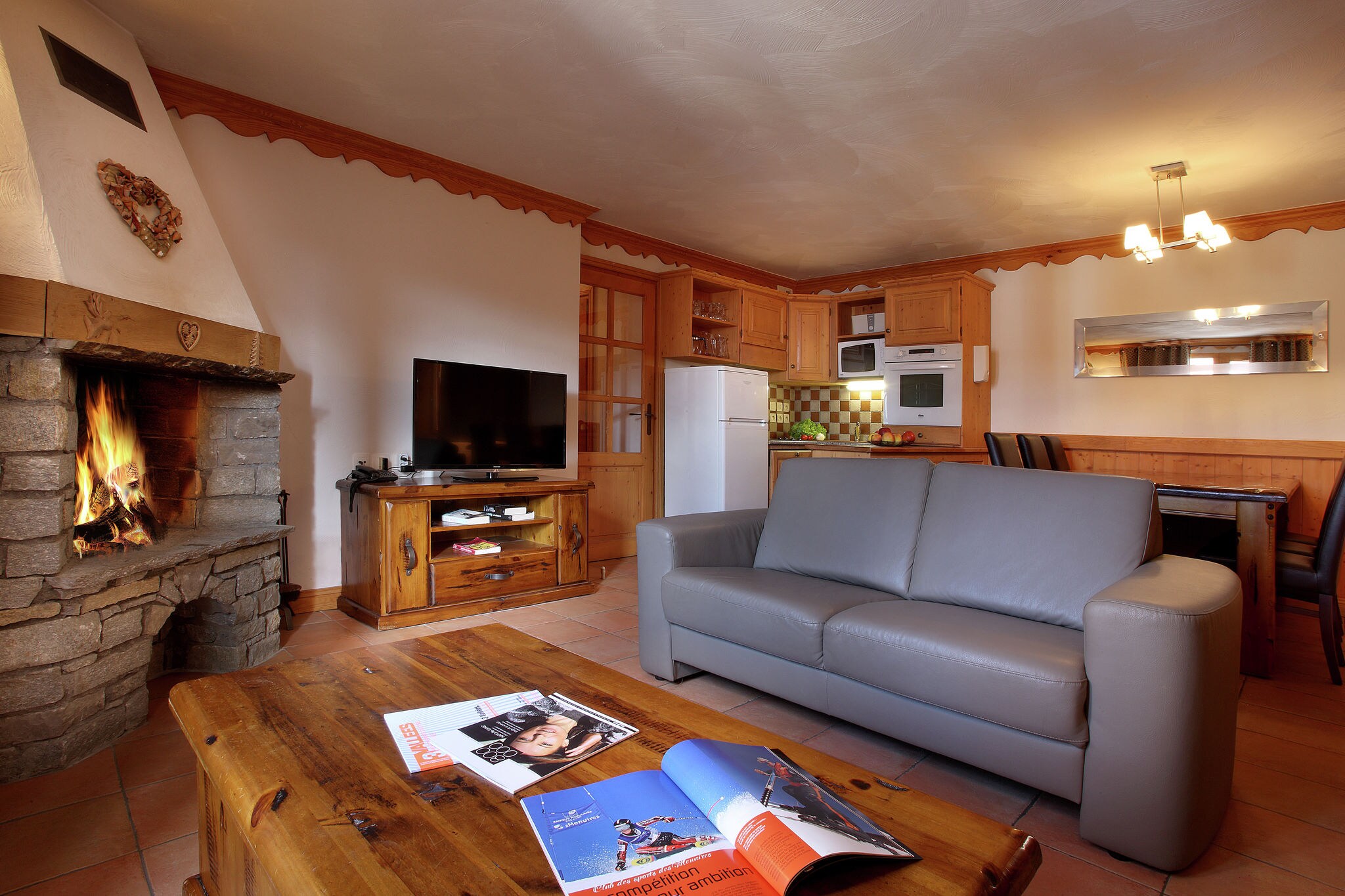 Luxe comfortabel appartement aan de skipiste in Val Thorens