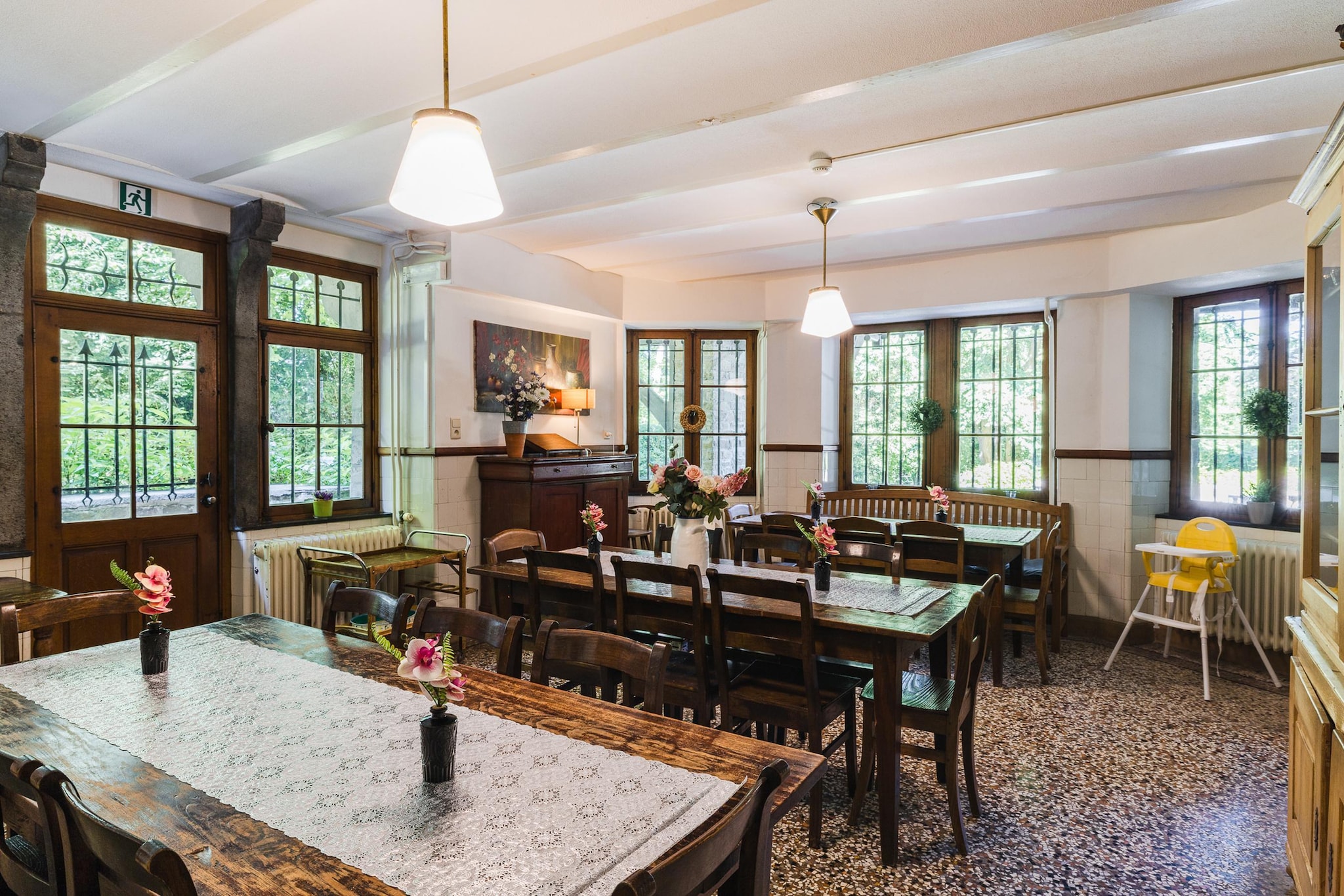 Villa Bel Air-Eetkamer