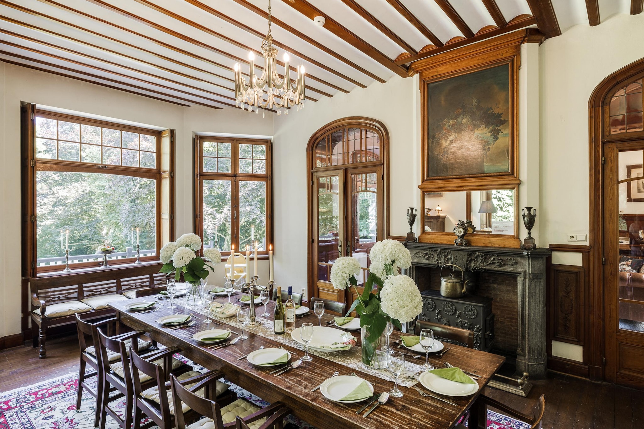 Beautiful castle in Spa wit garden