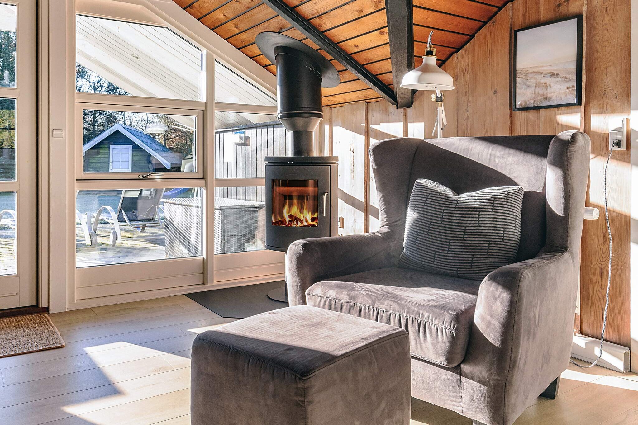 Licht vakantiehuis met bubbelbad - Binnen