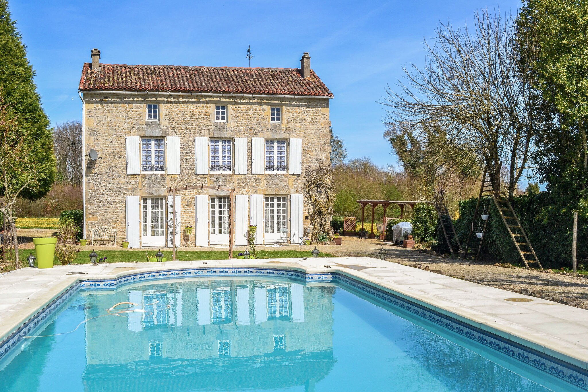Luxury Mansion in La Forêt-de-Tessé with Swimming Pool