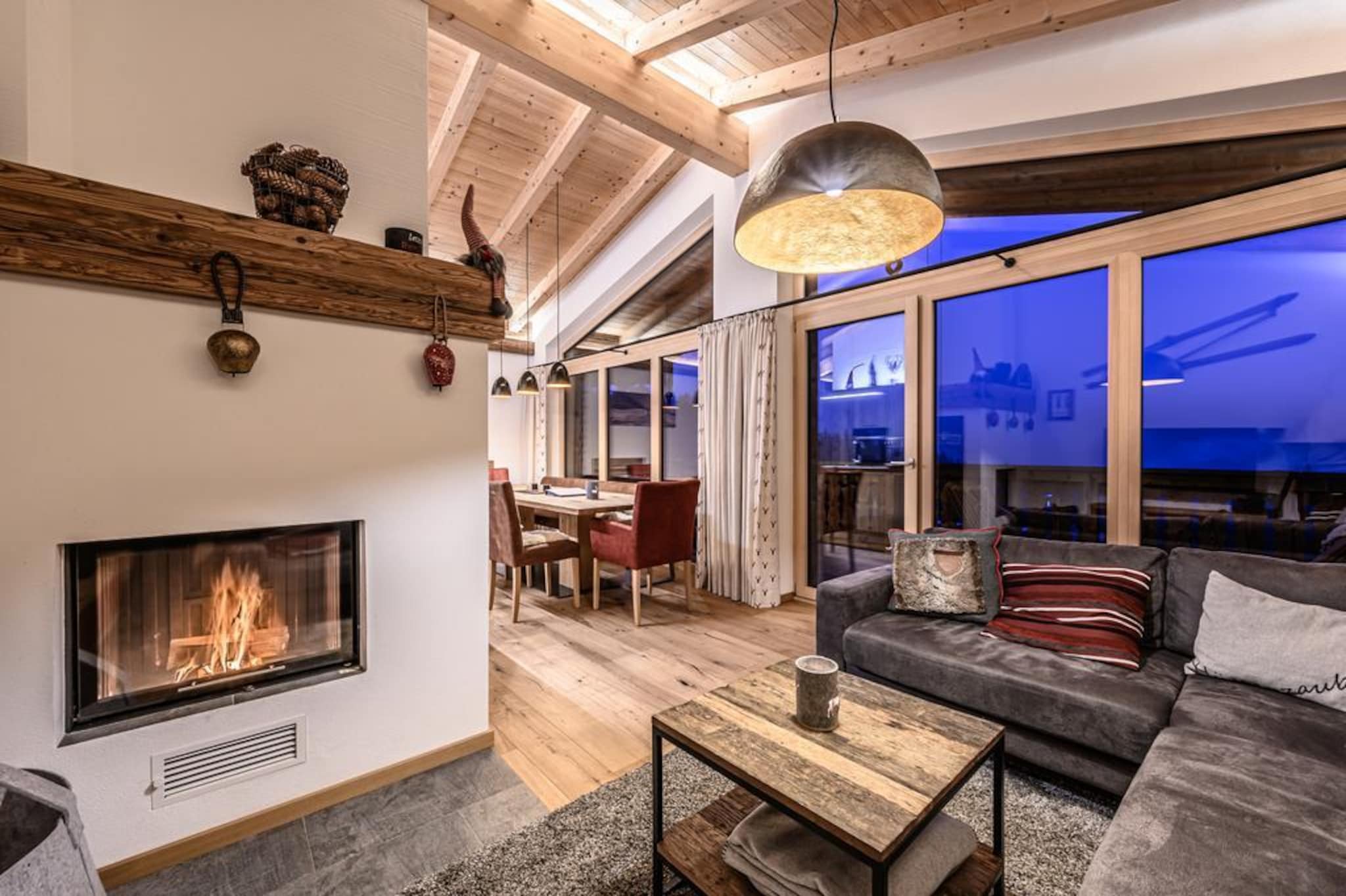Nationalpark Chalet Schwarzes Hörndl-Woonkamer