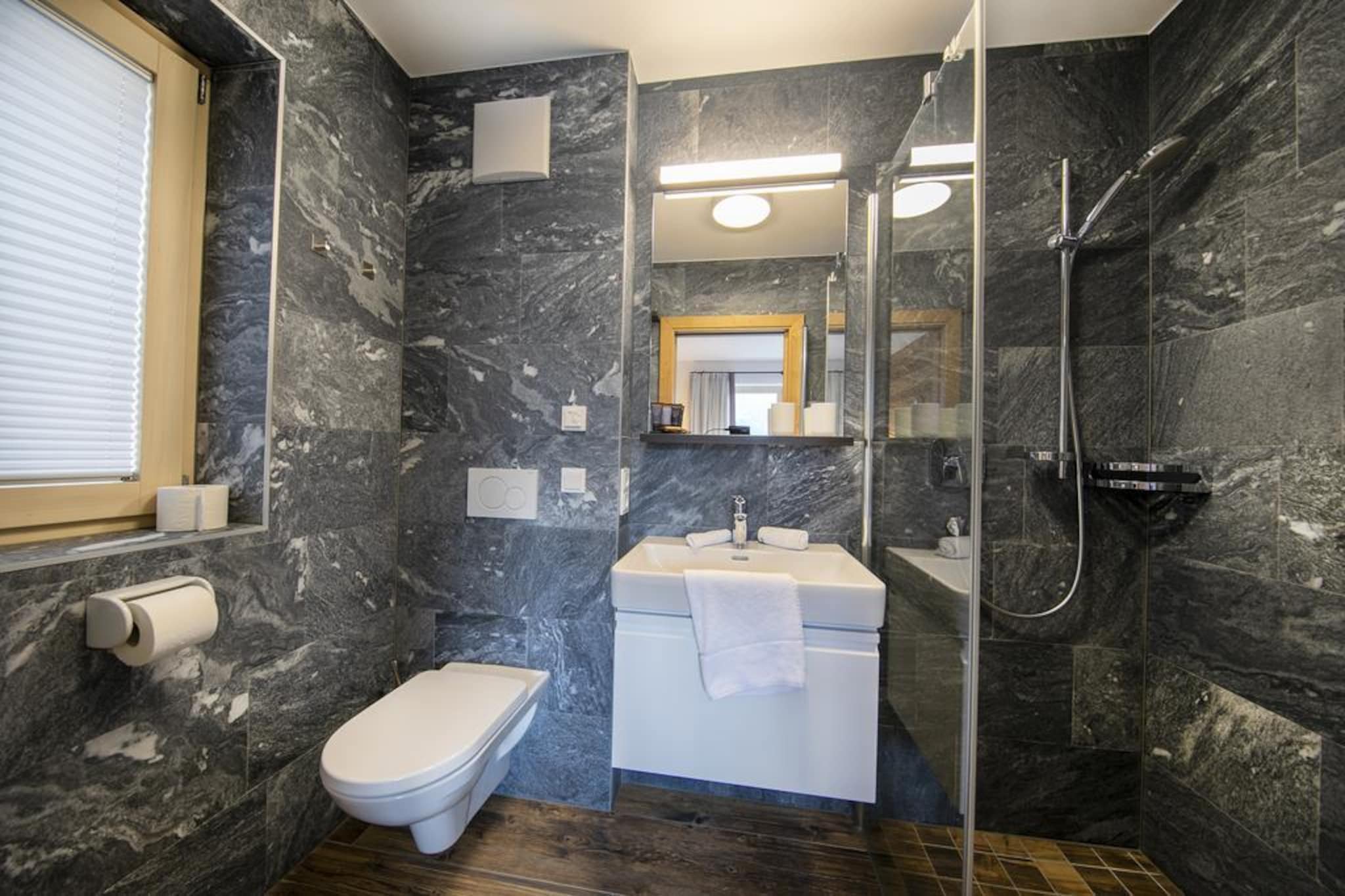 Nationalpark Chalet Schwarzes Hörndl-Badkamer