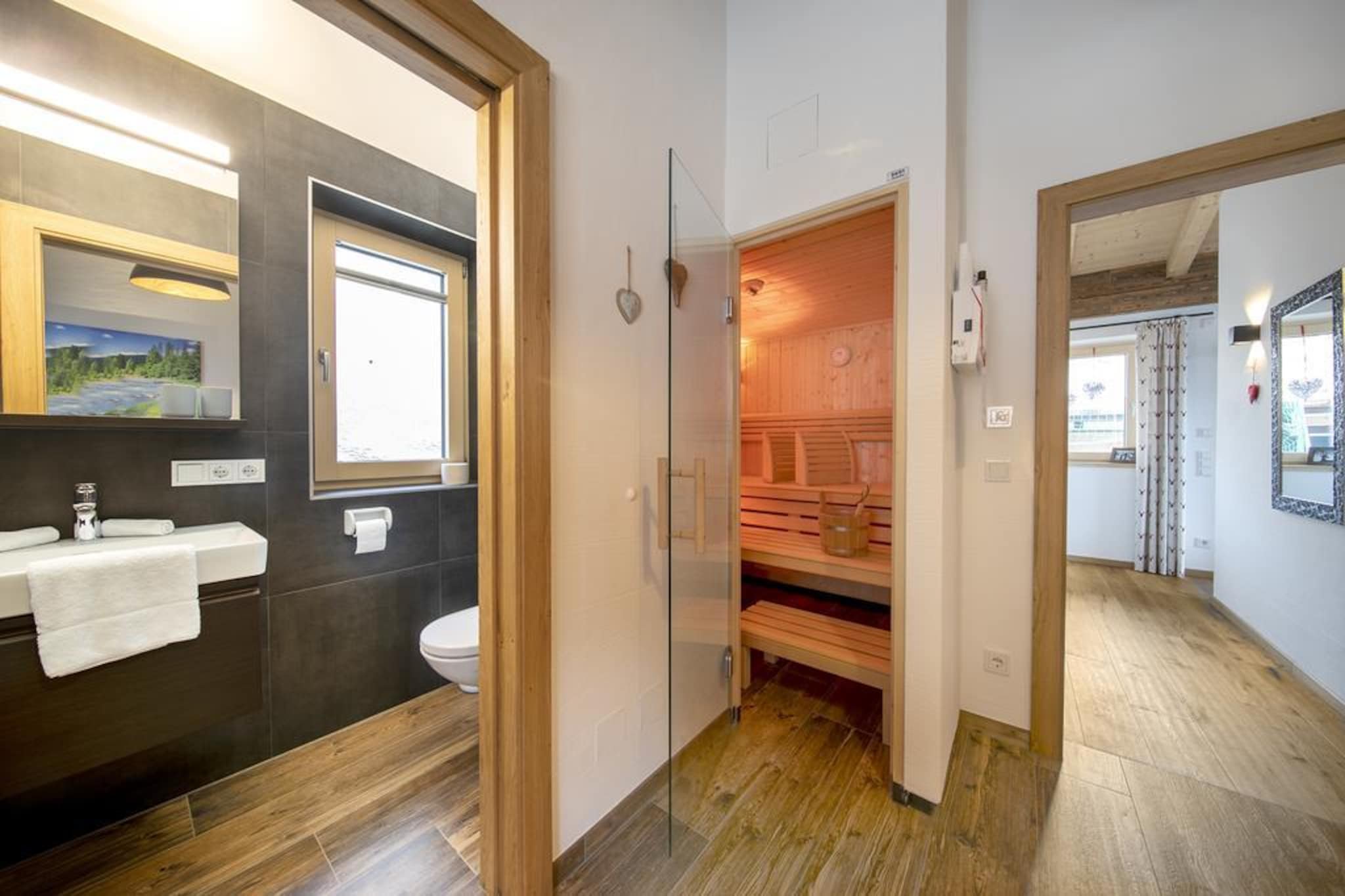 Nationalpark Chalet Schwarzes Hörndl-Badkamer