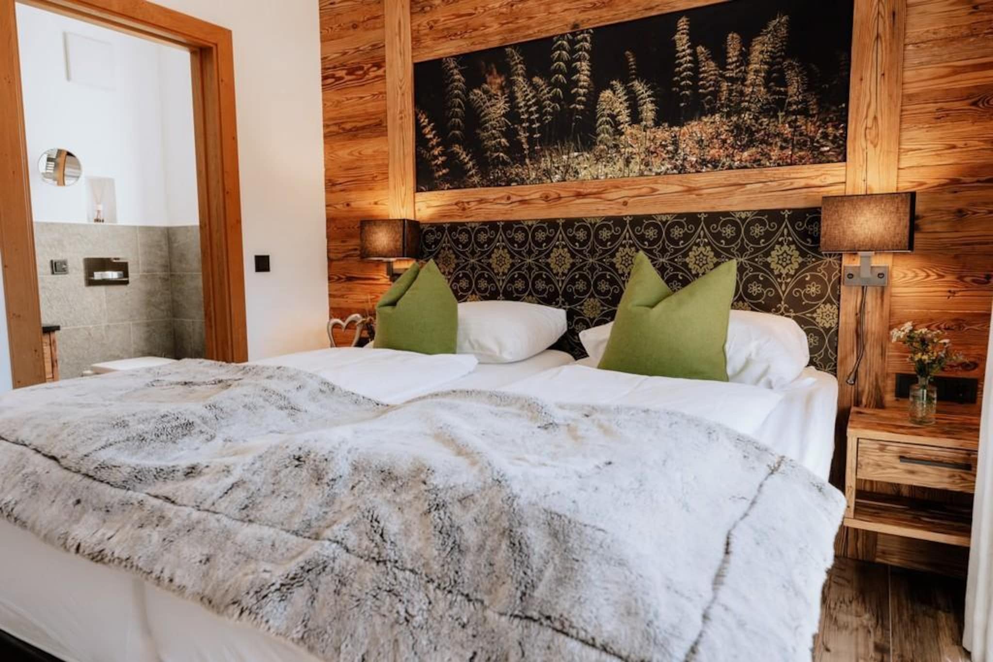 Nationalpark Chalet Tulpspitze-Slaapkamer