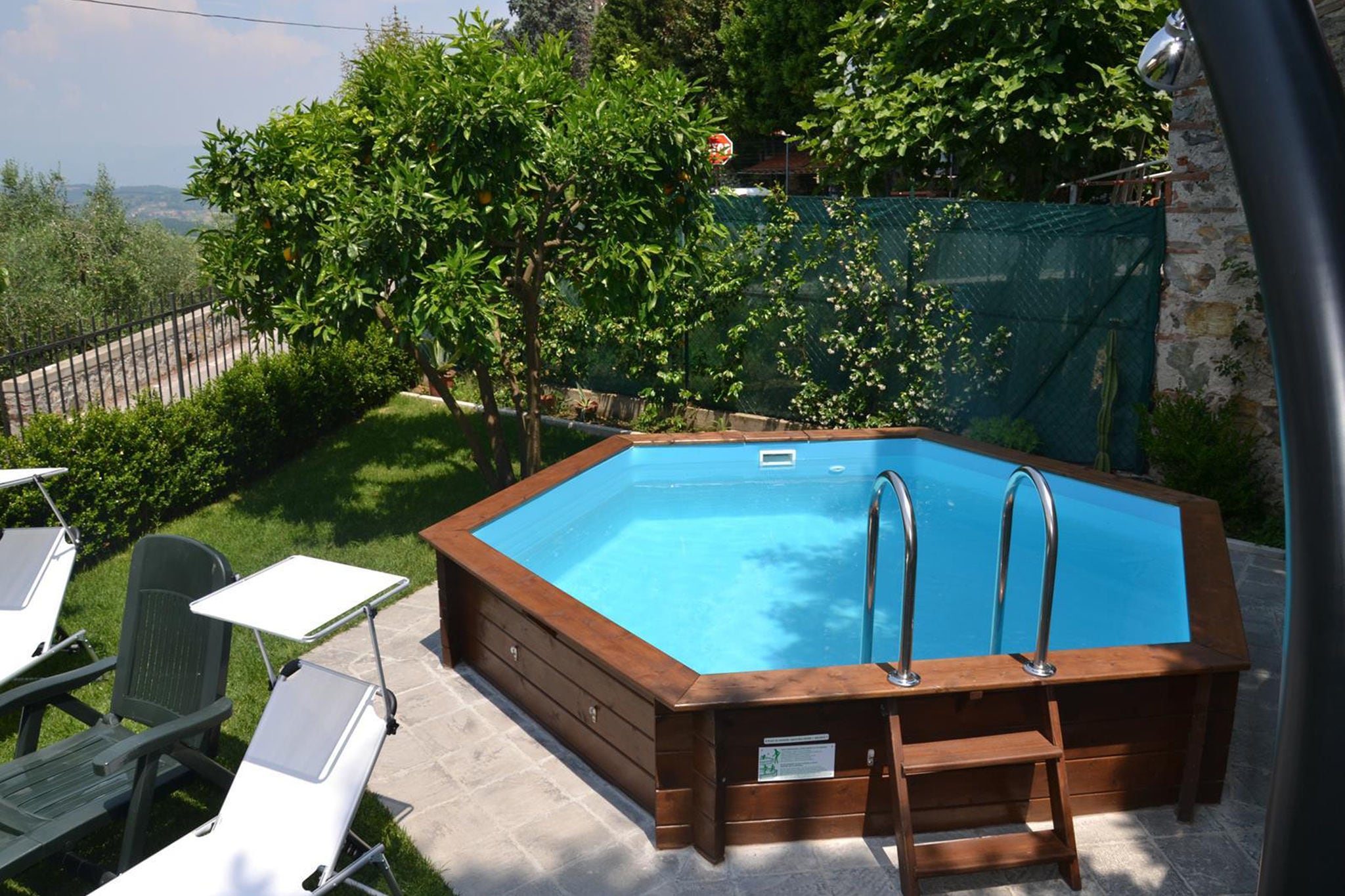 Modern villa with private pool and fenced garden 12 km from Lucca