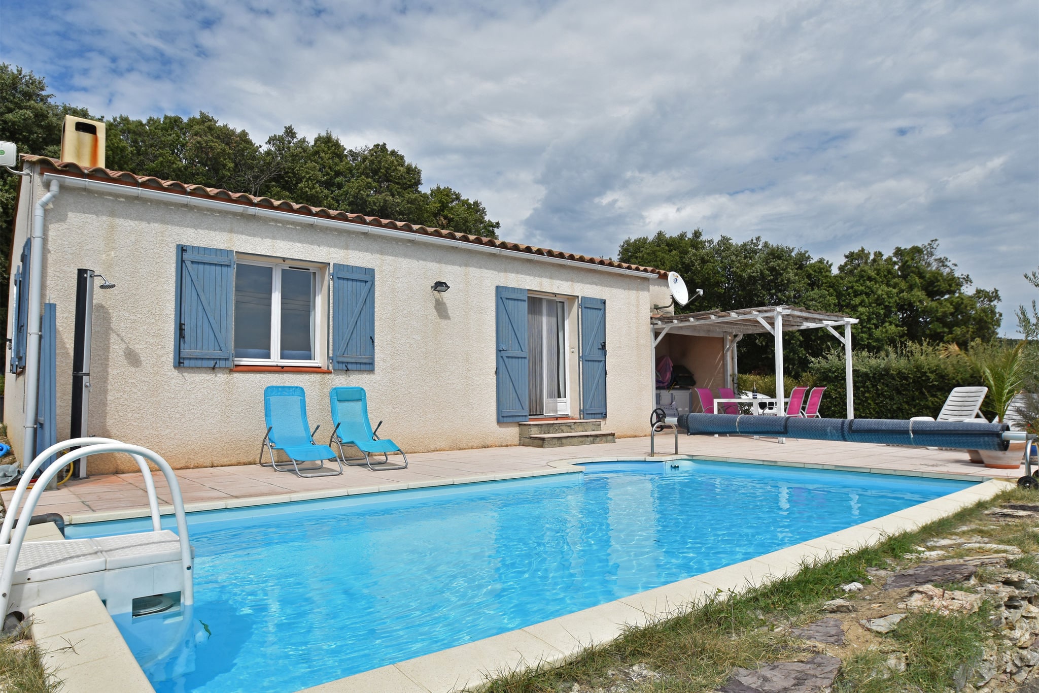 Luxueuze bungalow in Languedoc-Roussillon met privézwembad