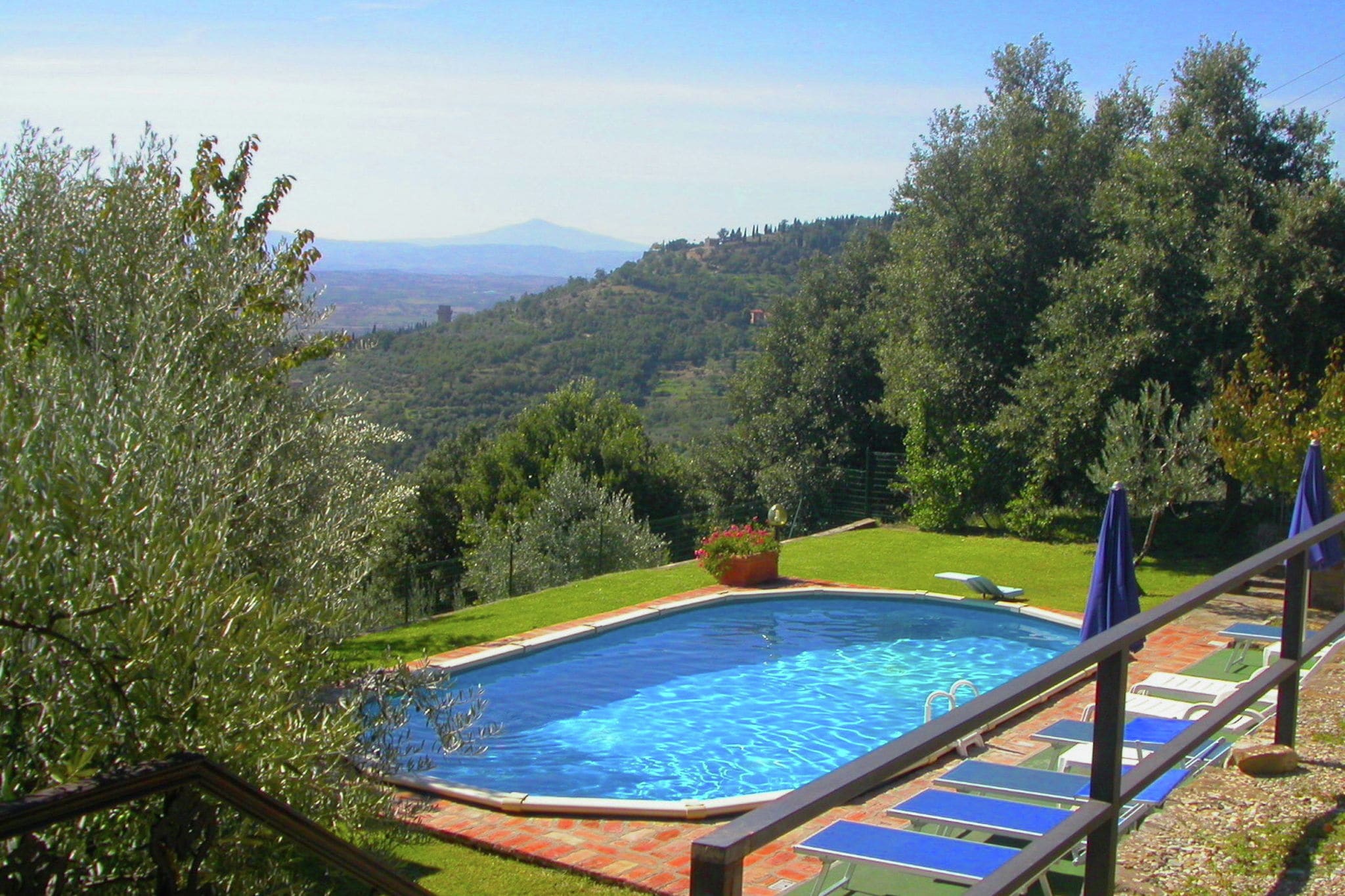 Pittoresk vakantiehuis in Cortona met een zwembad