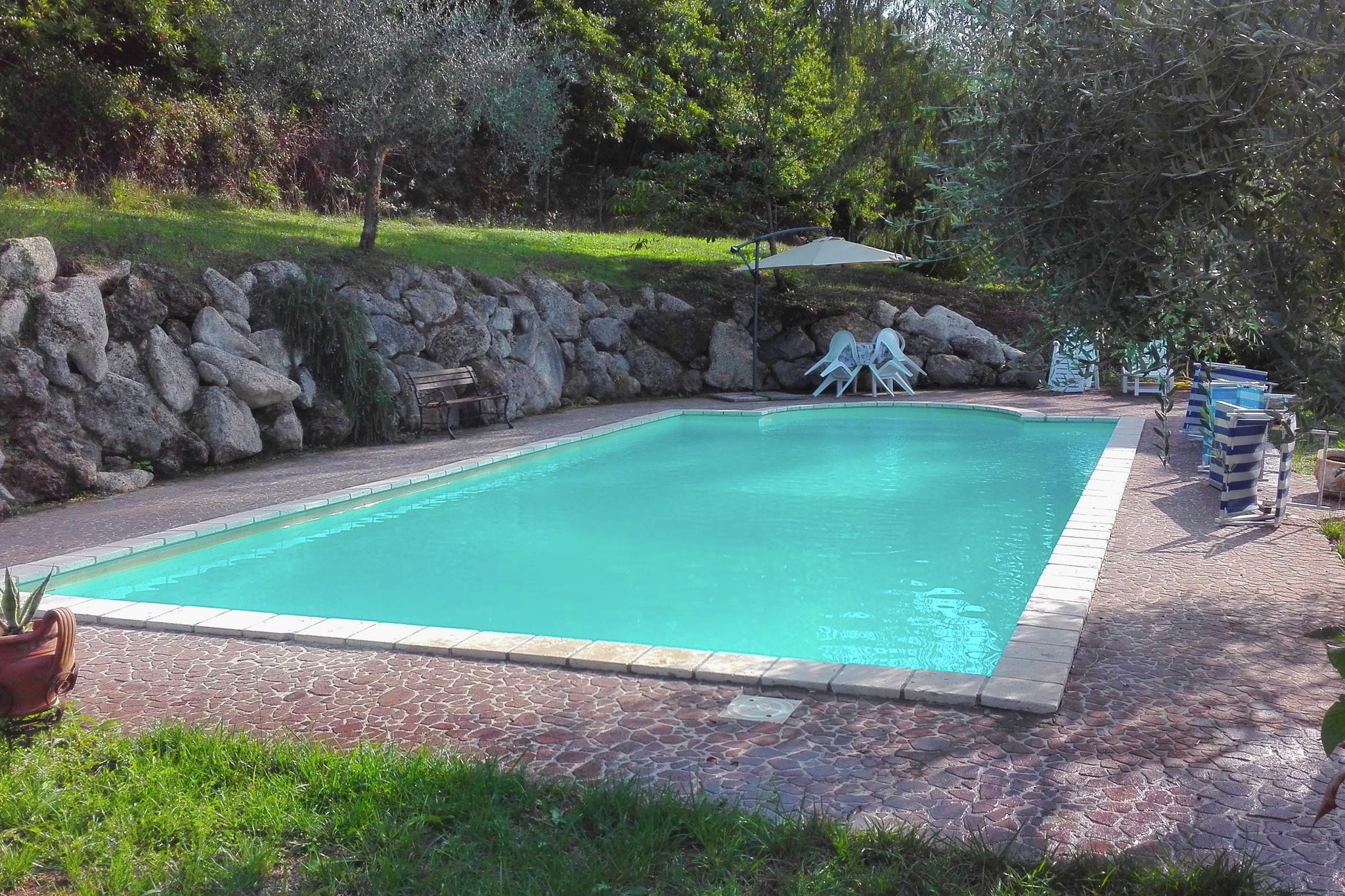 Moderne vakantiewoning in Torrita Tiberina met privézwembad