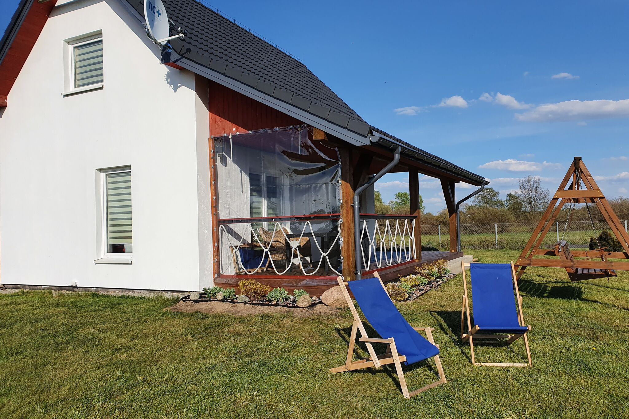 Holiday house Larch Nook-Buitenkant zomer