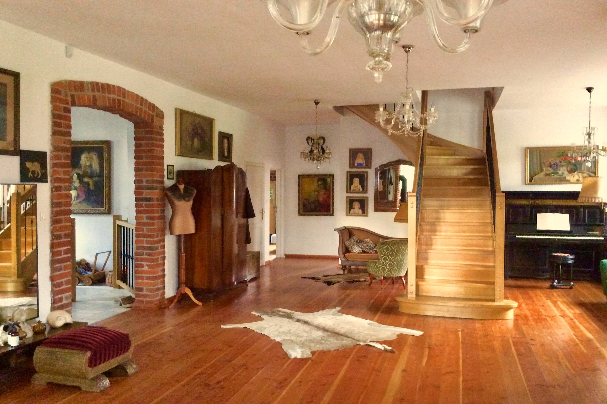 A historic manor by the sea-Living room