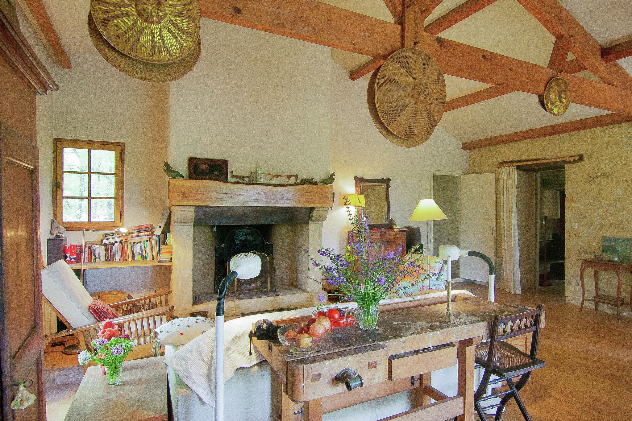 Karakteristiek vakantiehuis in de Dordogne met terras