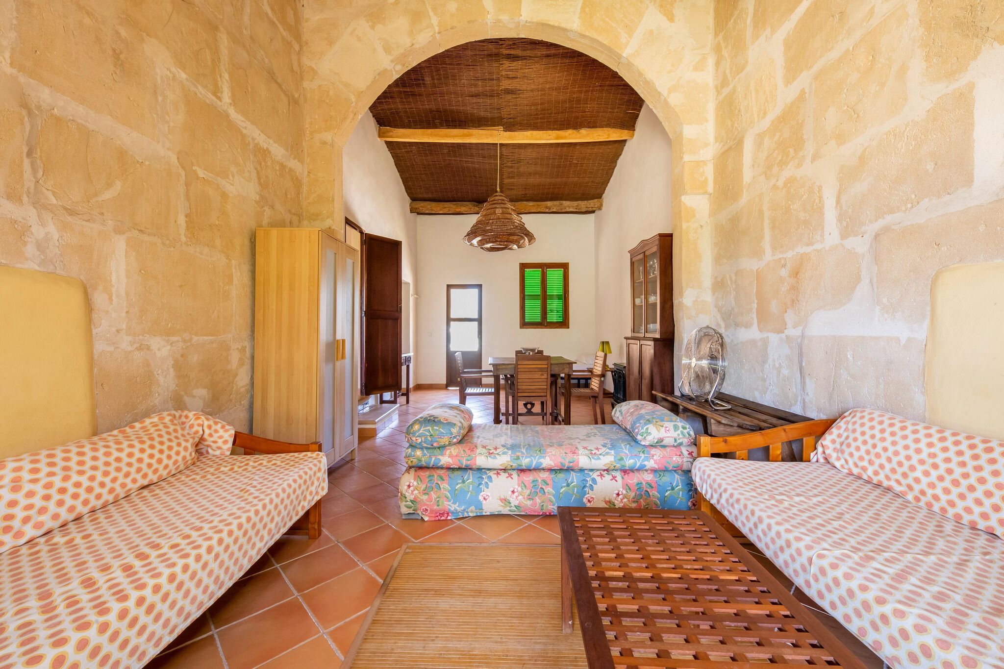 This finca has its own private access to the beautiful sandy beach Es Trenc