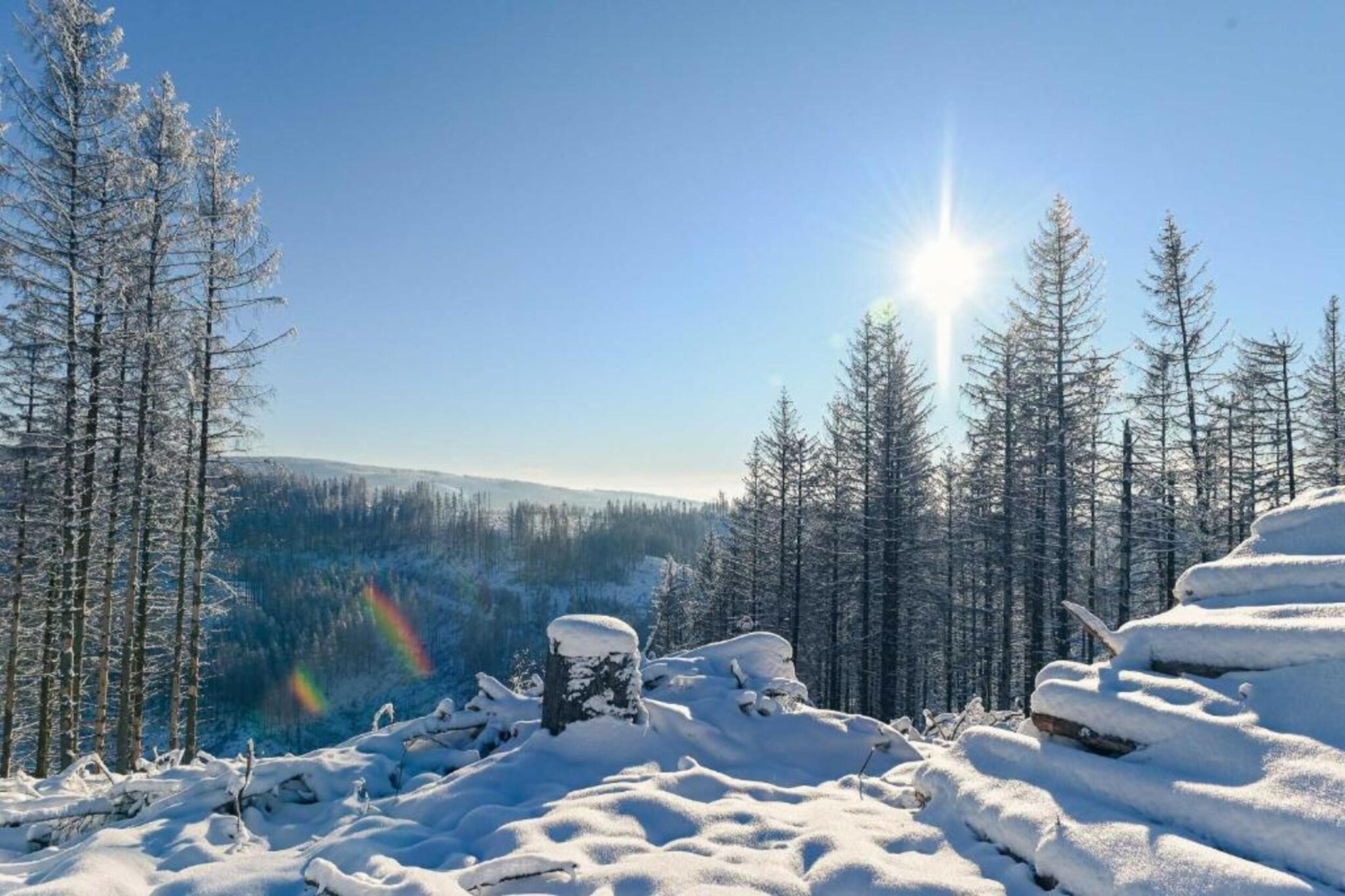 Kamschlacken-Area winter 20km