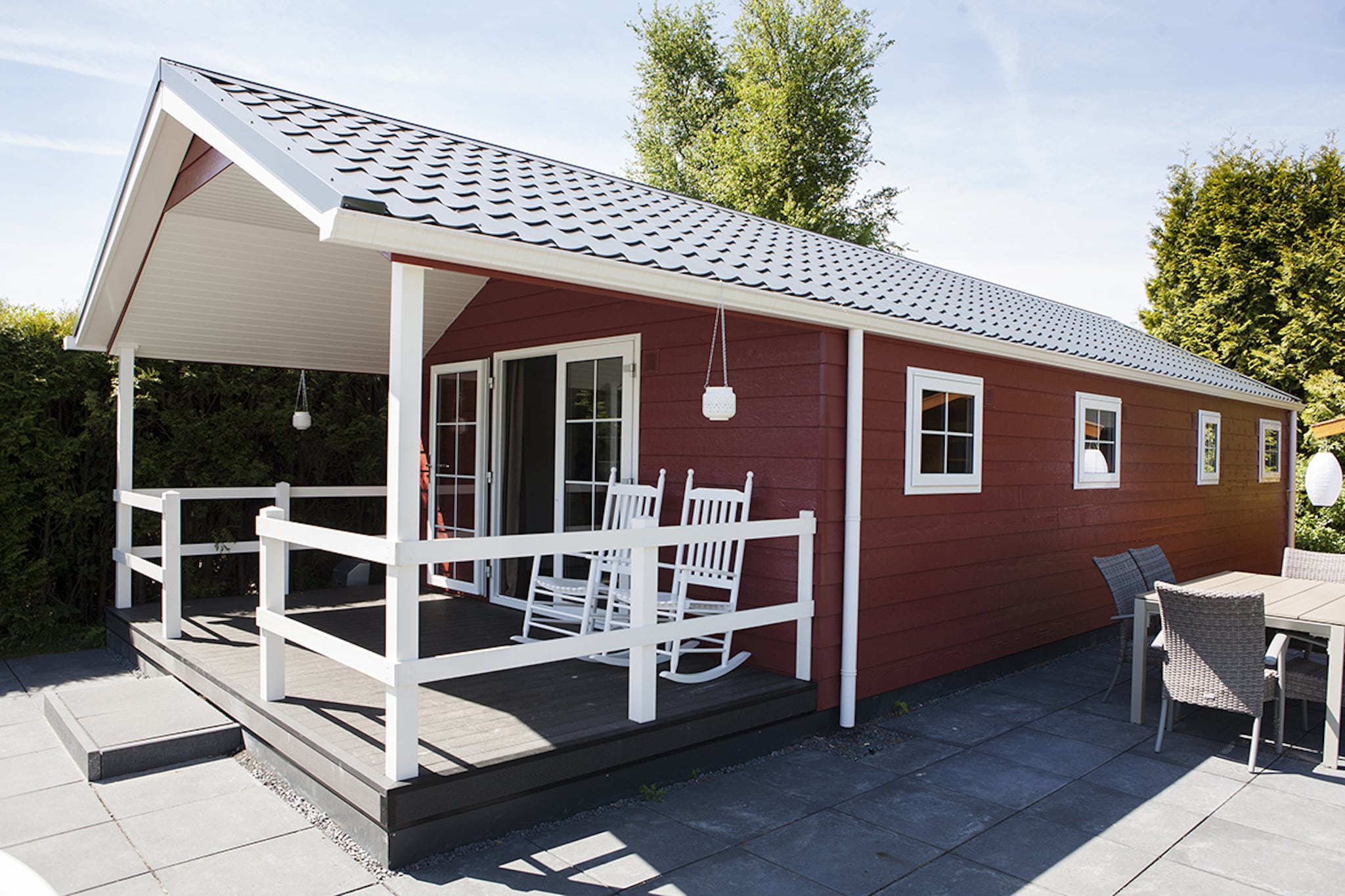 Lodge confortable avec terrasse