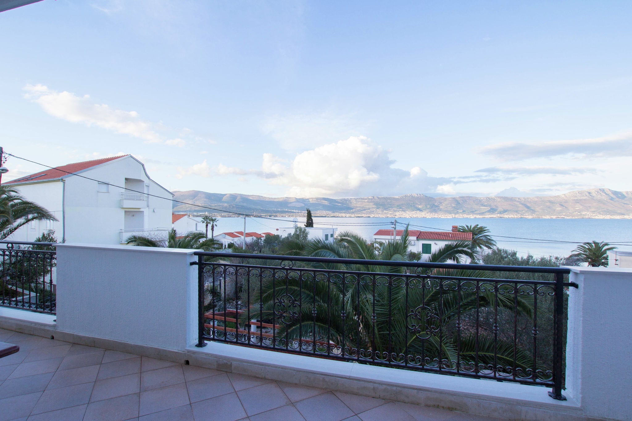 Sfeervol appartement in Dalmatië met uitzicht op de zee