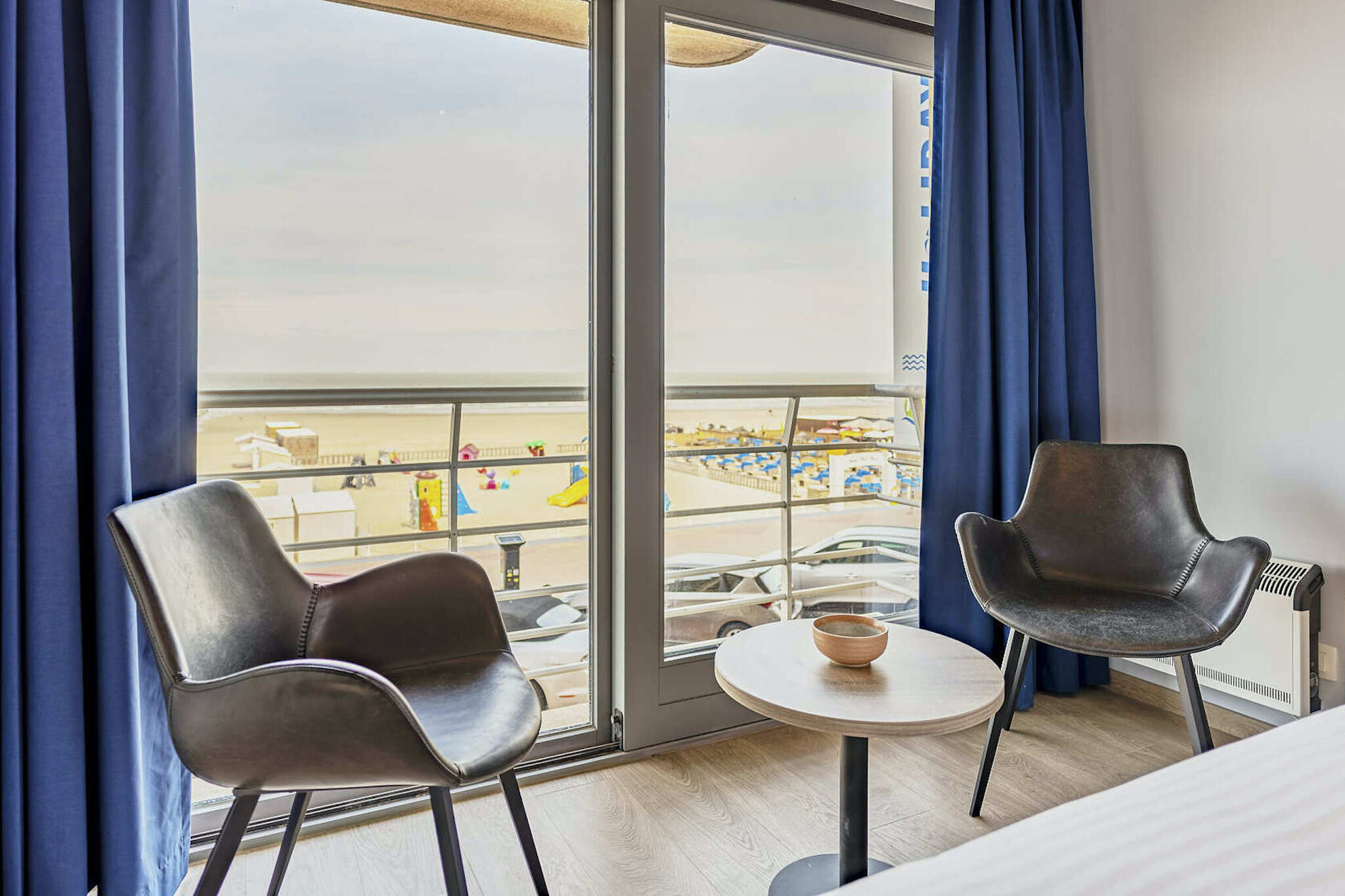 Comfortable studio in Blankenberge with a view over the city