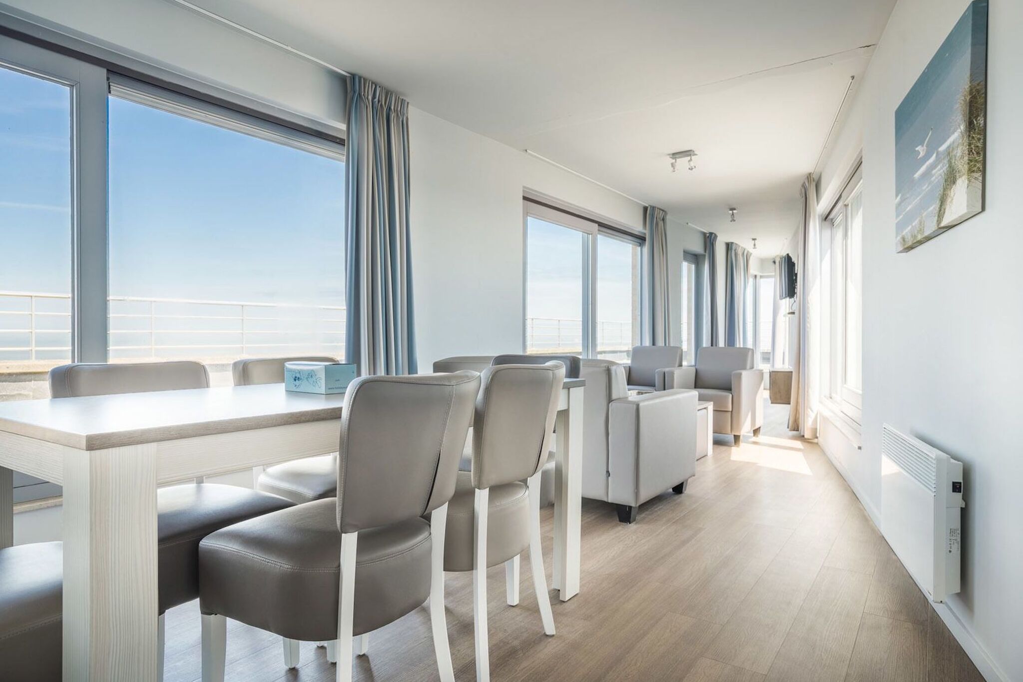 Beautiful penthouse with phenomenal sea view in Blankenberge