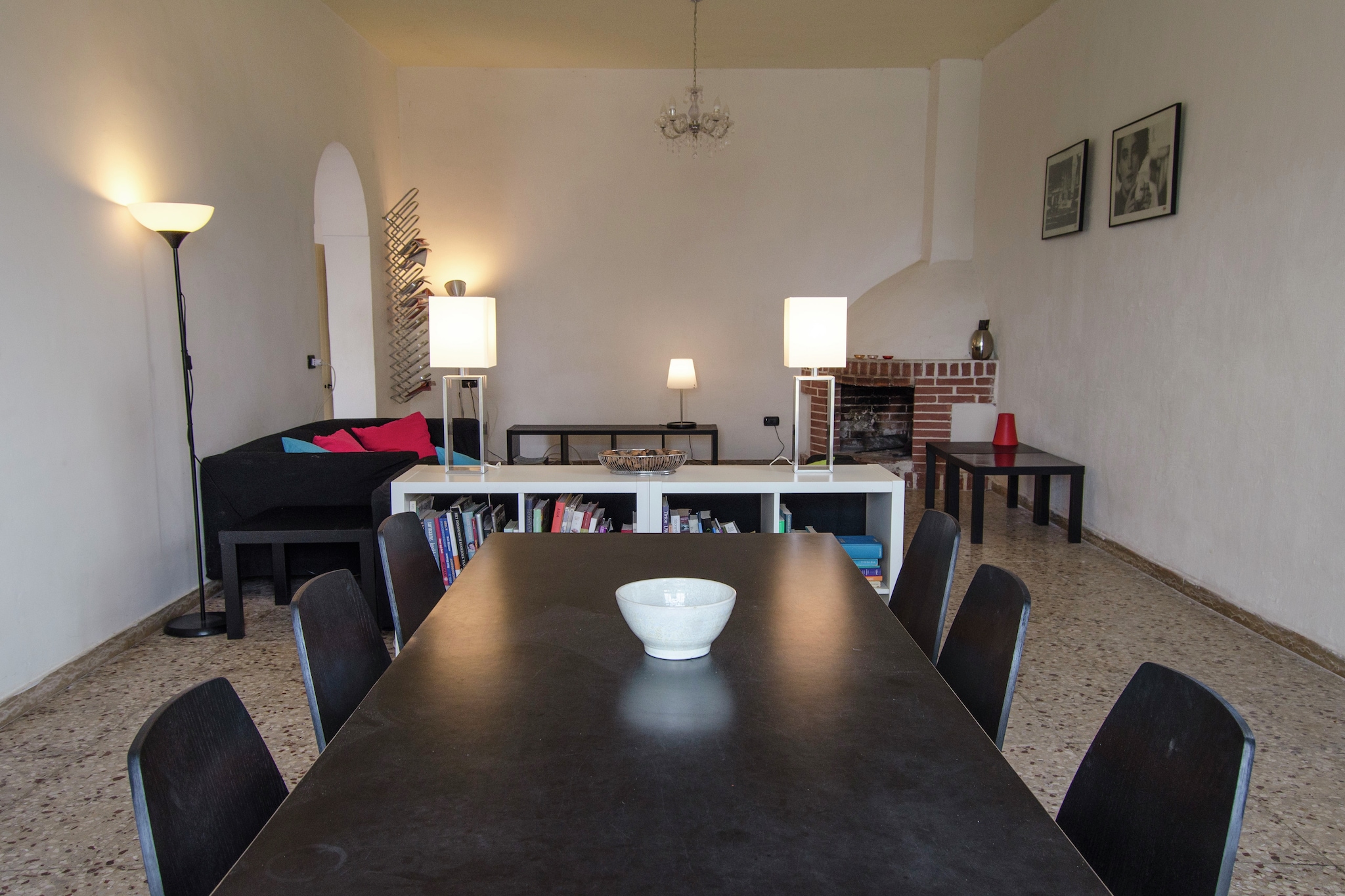 Villa Francofonte-Woonkamer