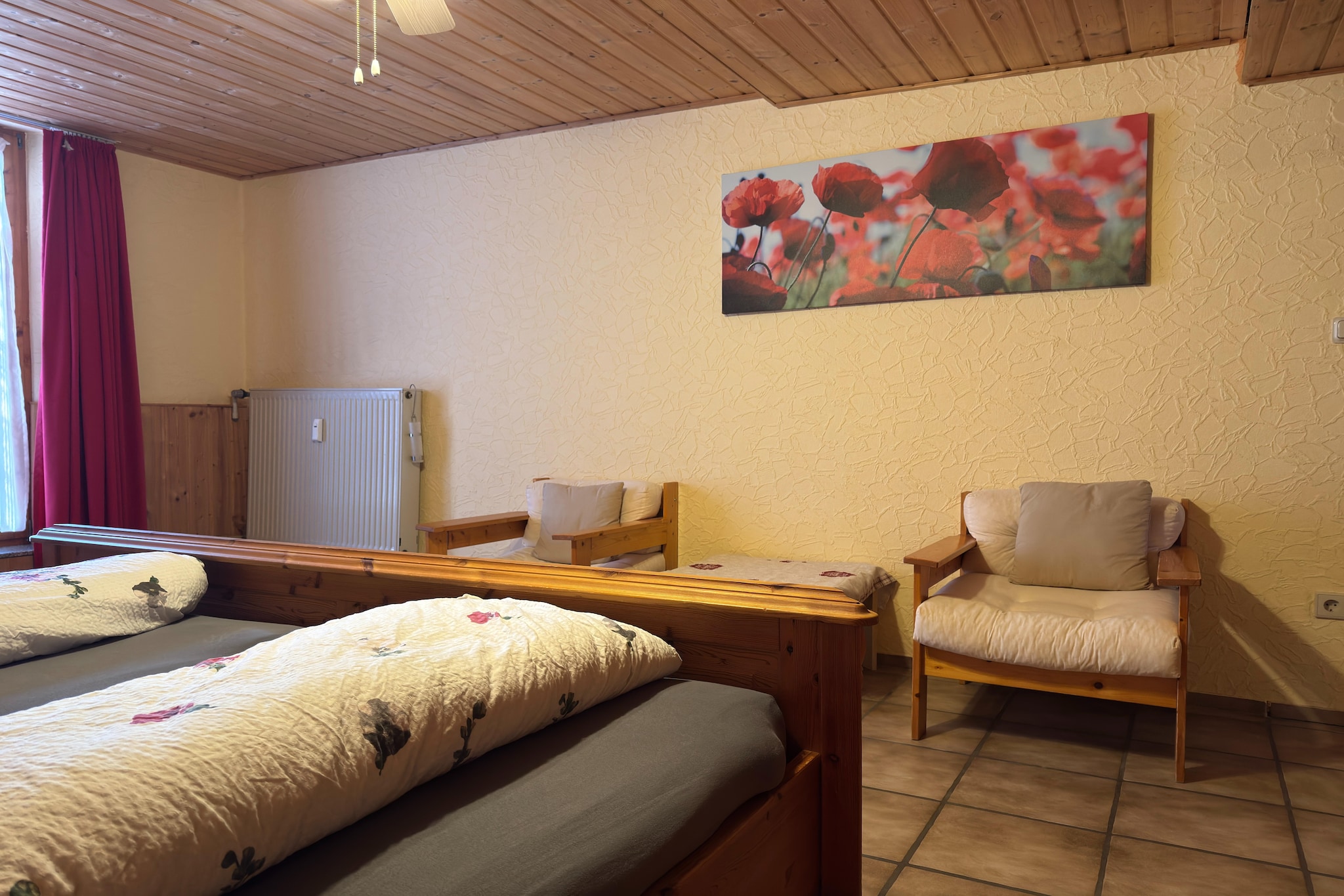 Ferienwohnung Erdgeschoss Weitblick I - Slaapkamer