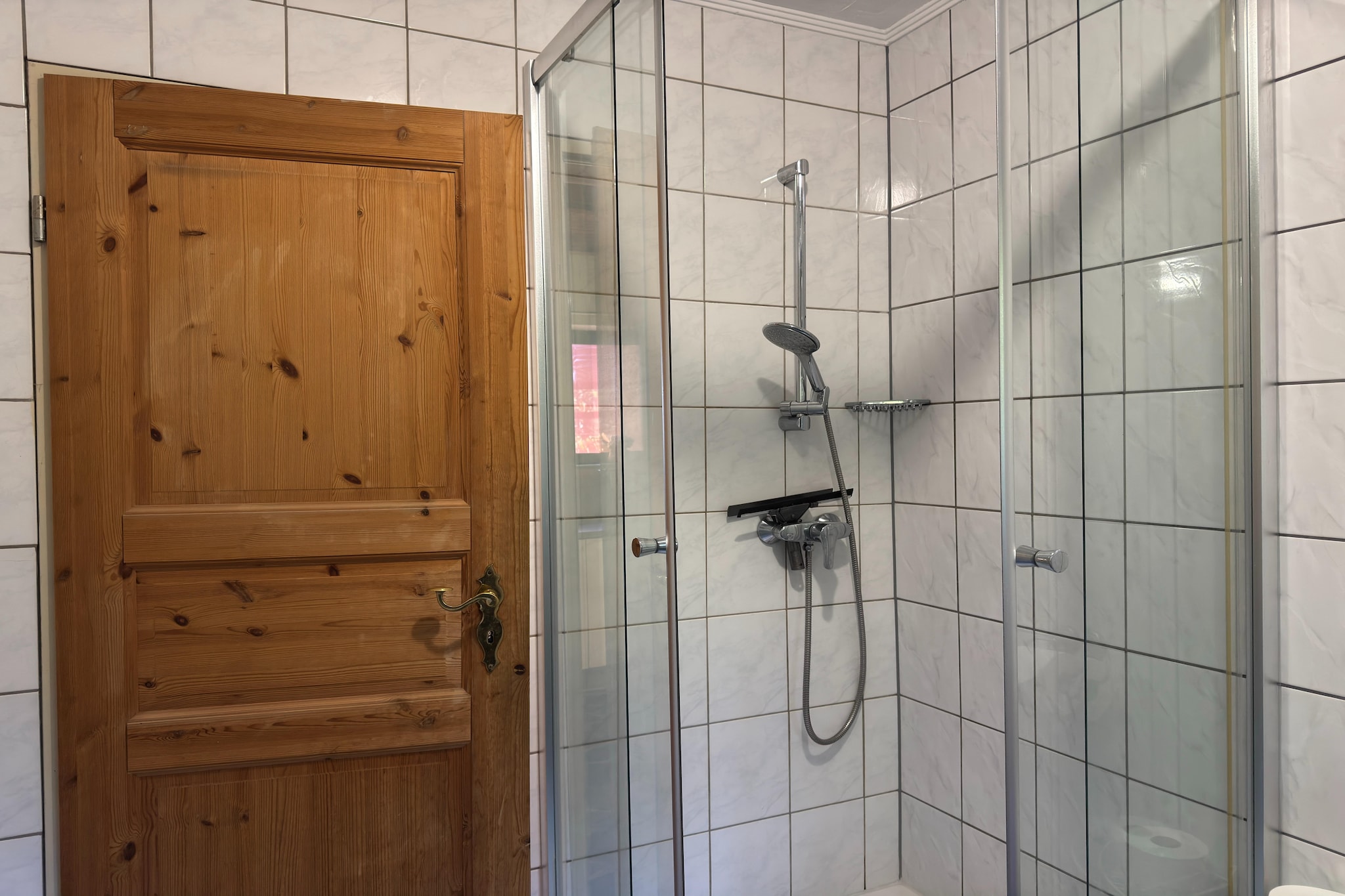 Ferienwohnung Erdgeschoss Weitblick I - Badkamer