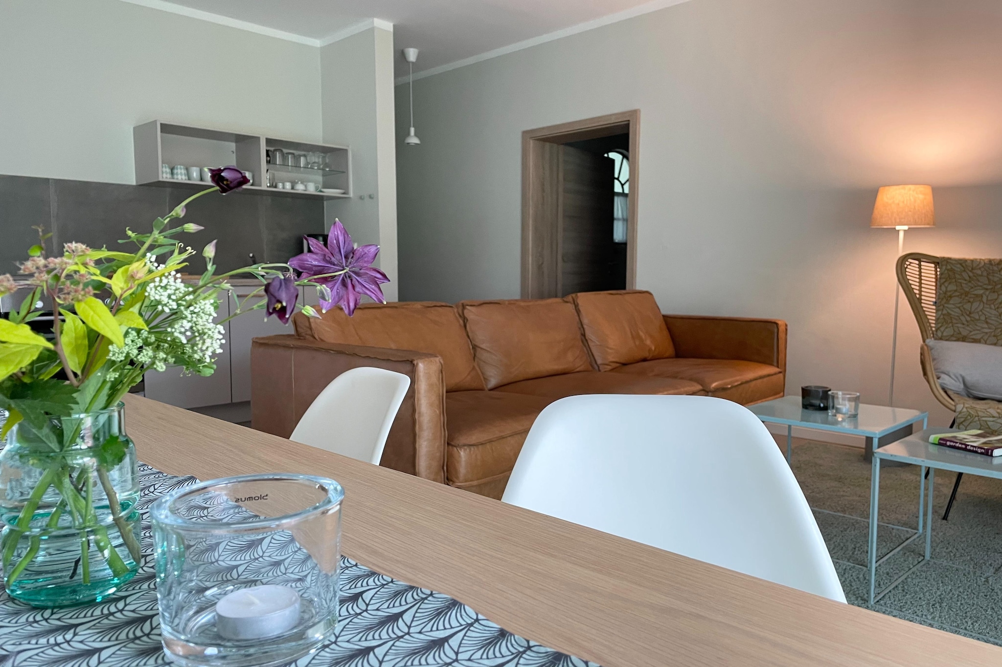 Moderne Ferienwohnung 3-Woonkamer