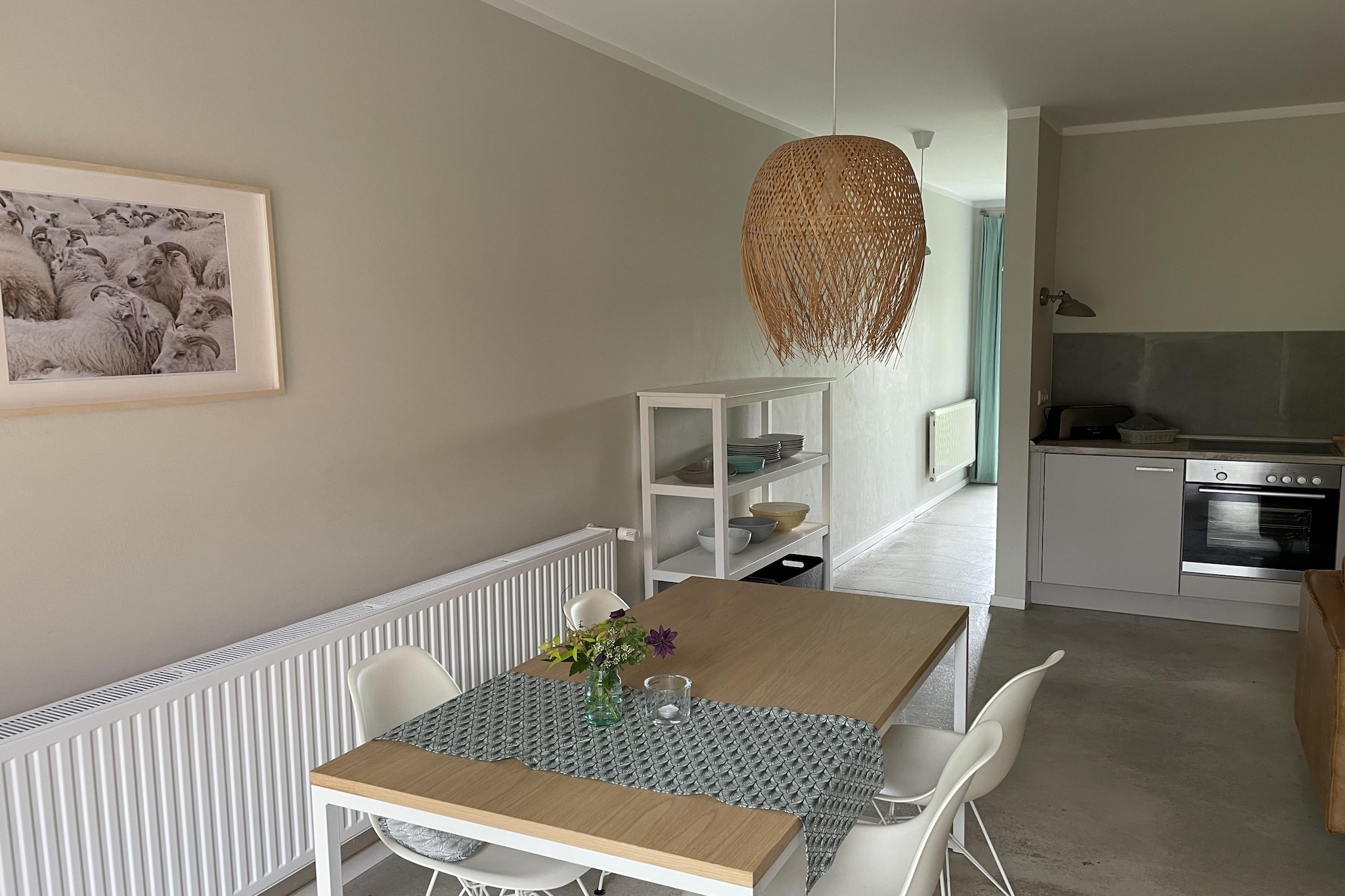 Moderne Ferienwohnung 3-Woonkamer