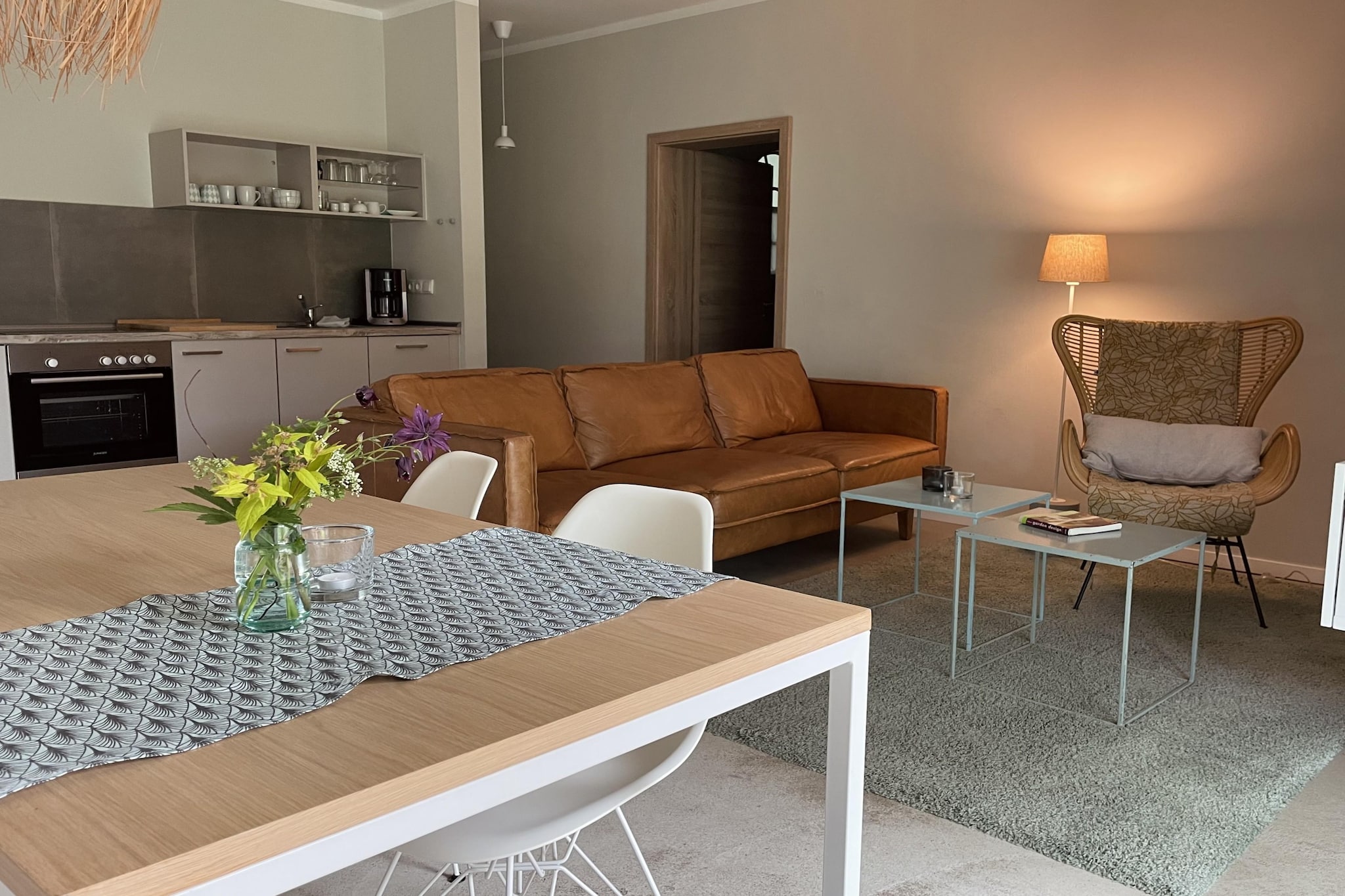 Moderne Ferienwohnung 3-Woonkamer