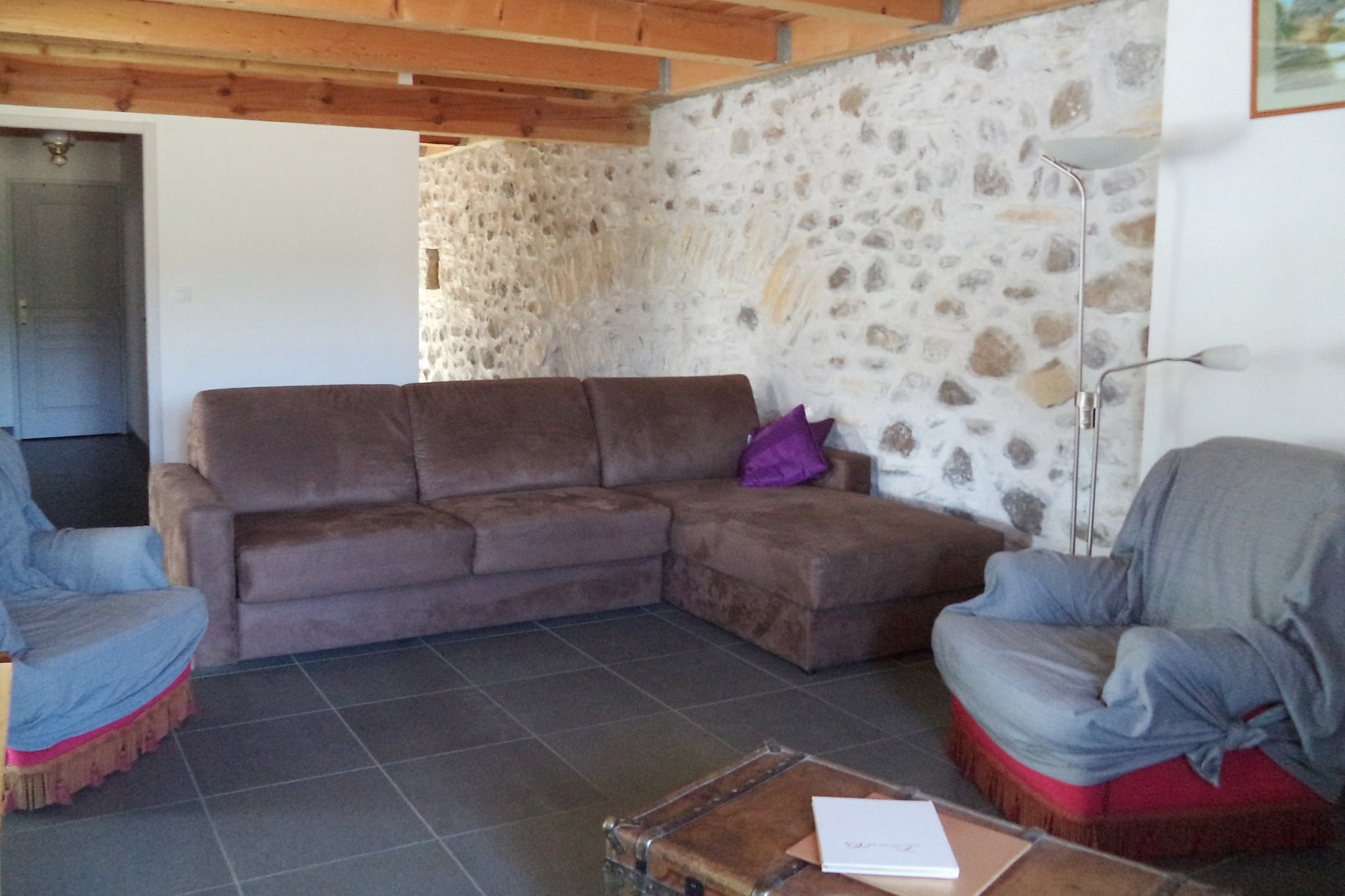 Cottage les Bombis-Living room