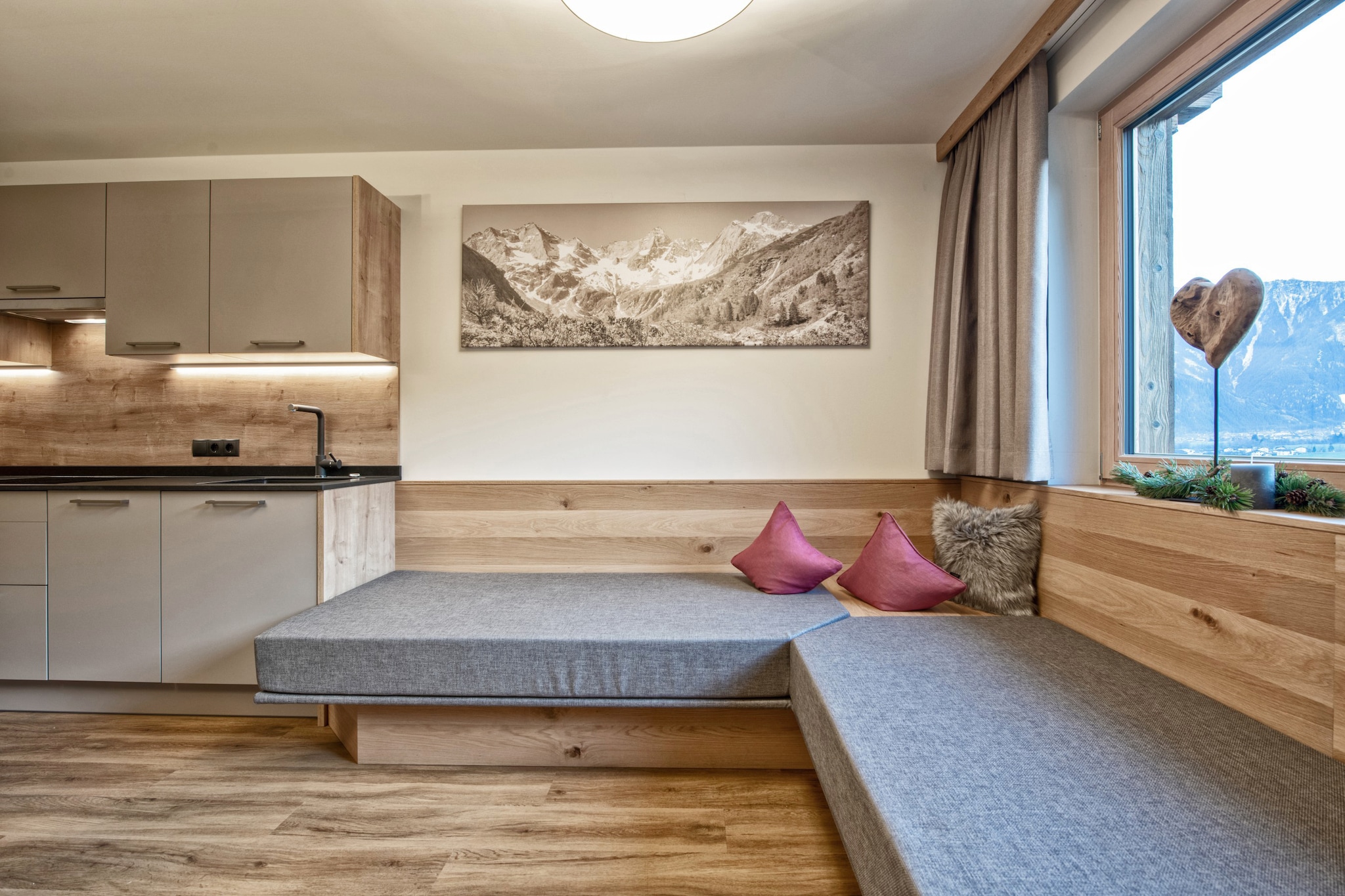 This countryside farmhouse is in Tyrol's Schwendau. It comes with 1 large room. The property accomodates up to 4 persons with the famous ski area Ski Zillertal 3000 nearby. You can enjoy skiing at a distance, walk or relax on the terrace, enjoy the mountain view in the balcony or relax in the public pool. Nearest ski area in 1.2 km while restaurants can be found in 200 m. The public pool is in just 1000 m for a quick dip. General supplies can be found just 500 m away. With such a convenient location and facilities, the apartment is ideal for small family with kids. Enjoy bicycling, walk amidst the hills, relax in the garden, or play with kids in the playroom. The cozy home amidst the hills is definitely a unique option for a cozy family vacation. Town center is 500 m away while the train station is in 4 km.