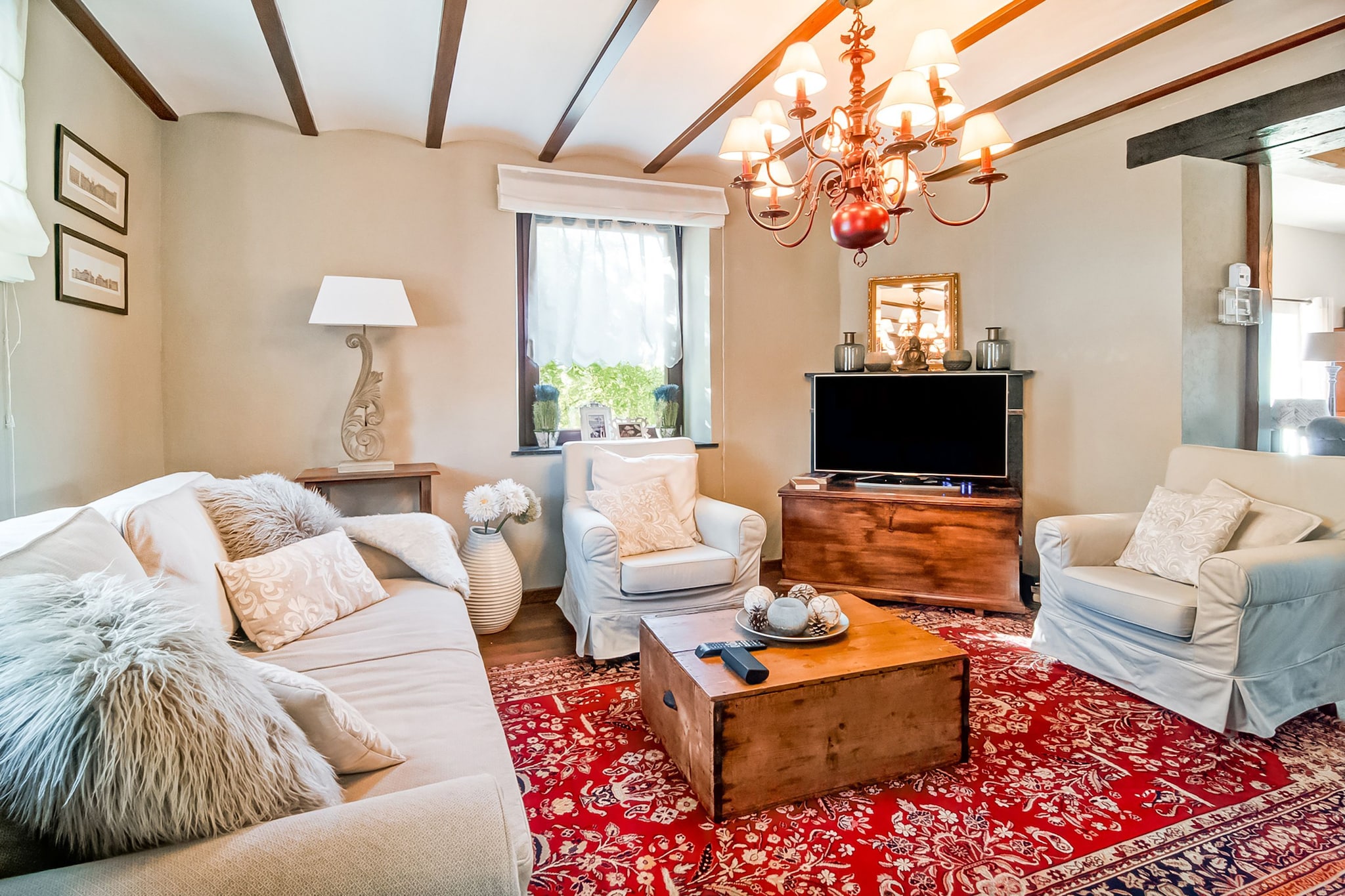 <br> This charming holiday home in the Belgian Ardennes offers a peaceful escape with a furnished garden and a covered terrace complete with a cozy lounge set. With 4 bedrooms, it comfortably accommodates up to 8 guests, making it ideal for families or friends seeking nature and relaxation. Located just 2.5 km from Lierneux, you'll find a supermarket for your daily needs and a restaurant for local dining. The surrounding region invites you to explore scenic walking trails and discover the beauty of the Ardennes. Public buses from the village provide easy access to nearby attractions. Inside, the fully equipped kitchen lets you prepare meals at your leisure. For added comfort, enjoy the warmth of a wood-burning fireplace or cook outdoors on the gas barbecue, both available for a small fee upon prior request. A private parking space is also available for guests. Whether you're here to unwind or explore, this home offers a lovely balance of comfort and adventure.