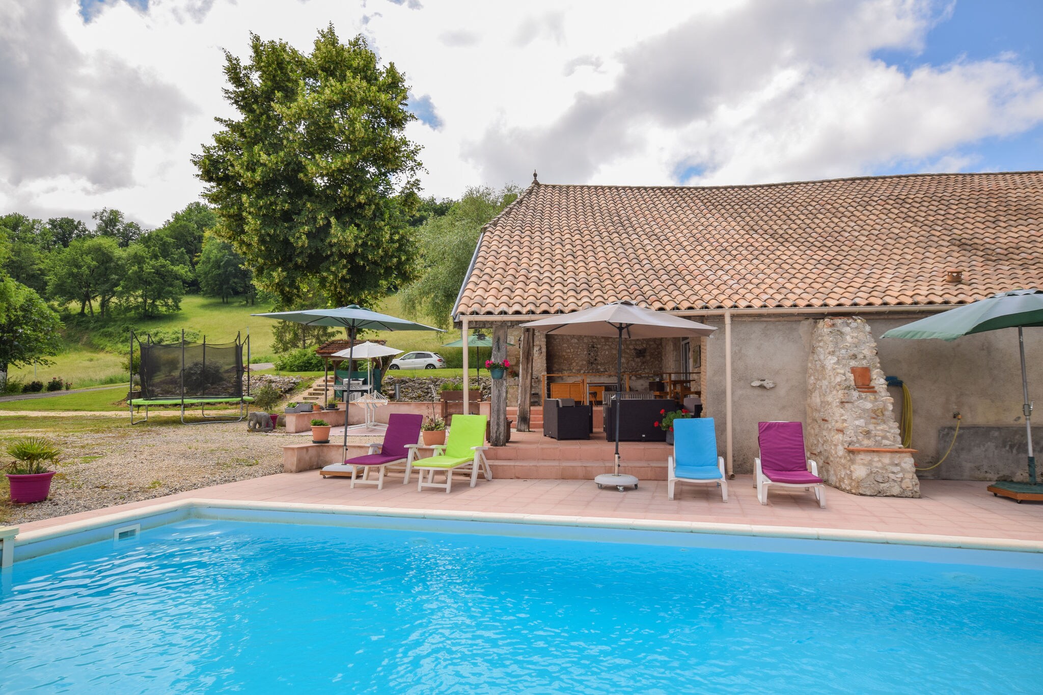 Landelijk vakantiehuis in Aquitaine met buitenzwembad