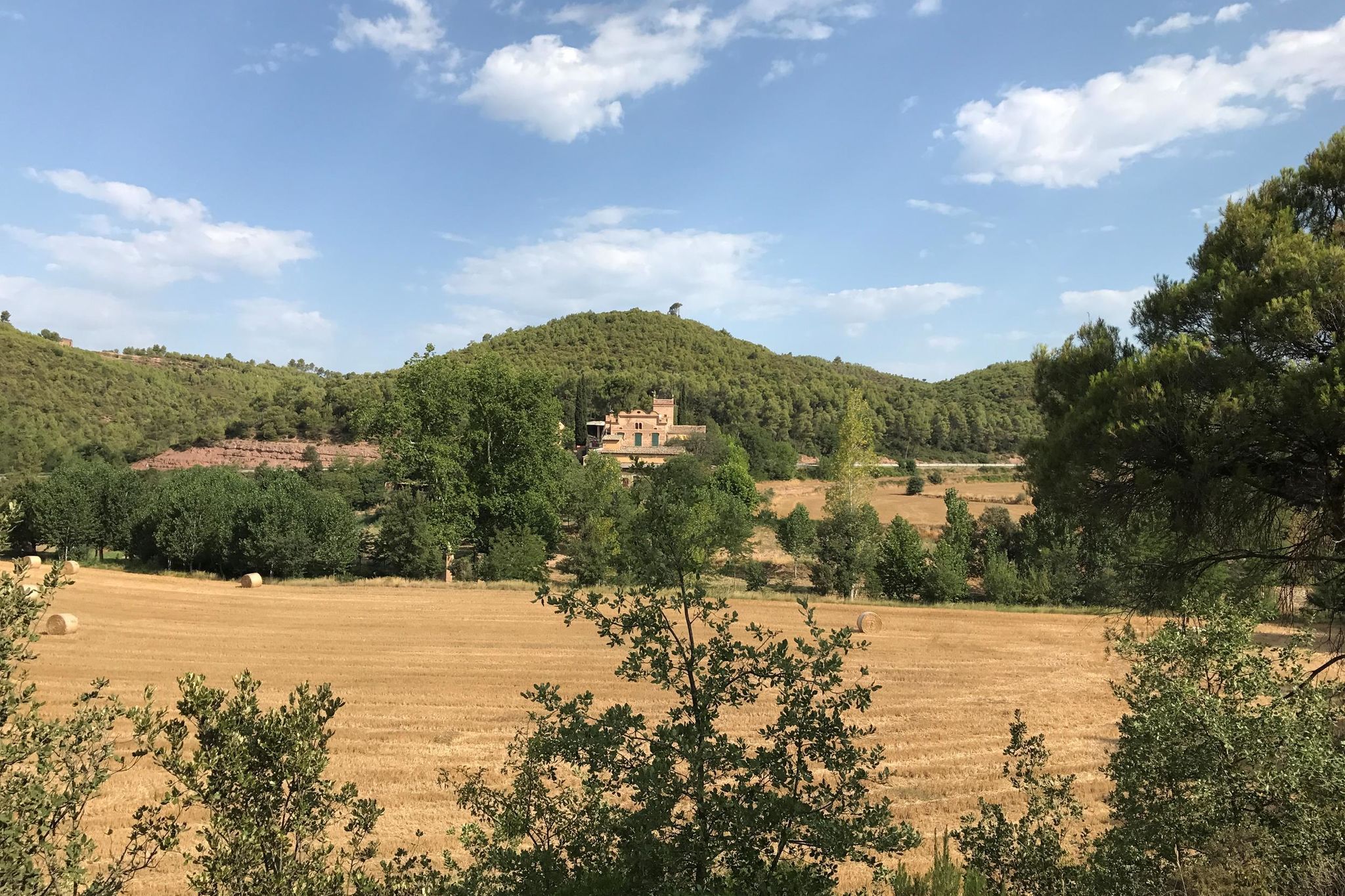 Demeure moderne à Castellnou de Bages près de la forêt