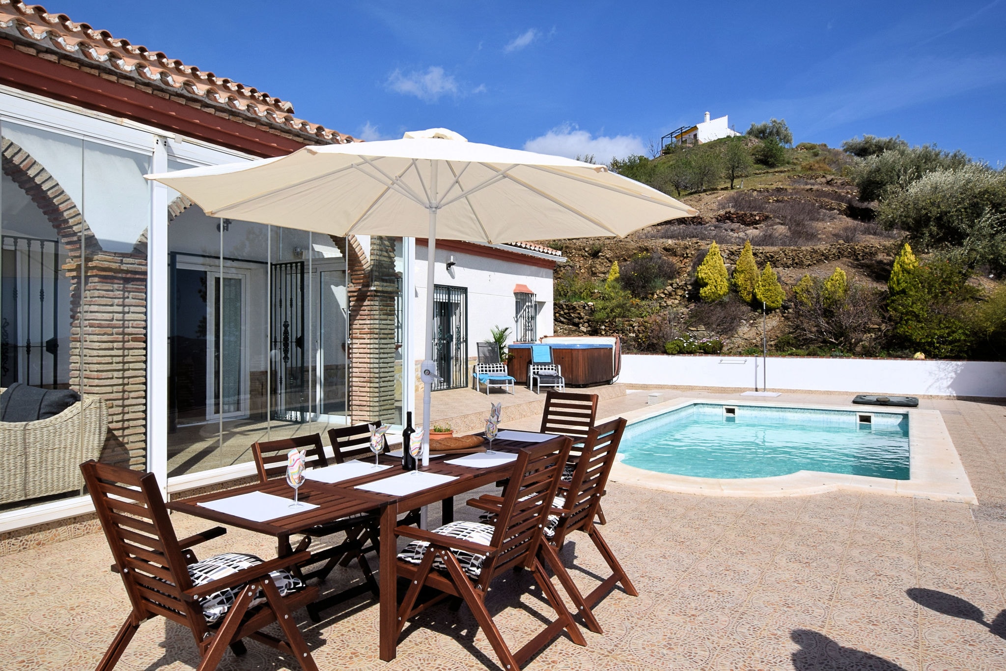 Spacious Villa in Arenas with Private Pool and Sea View