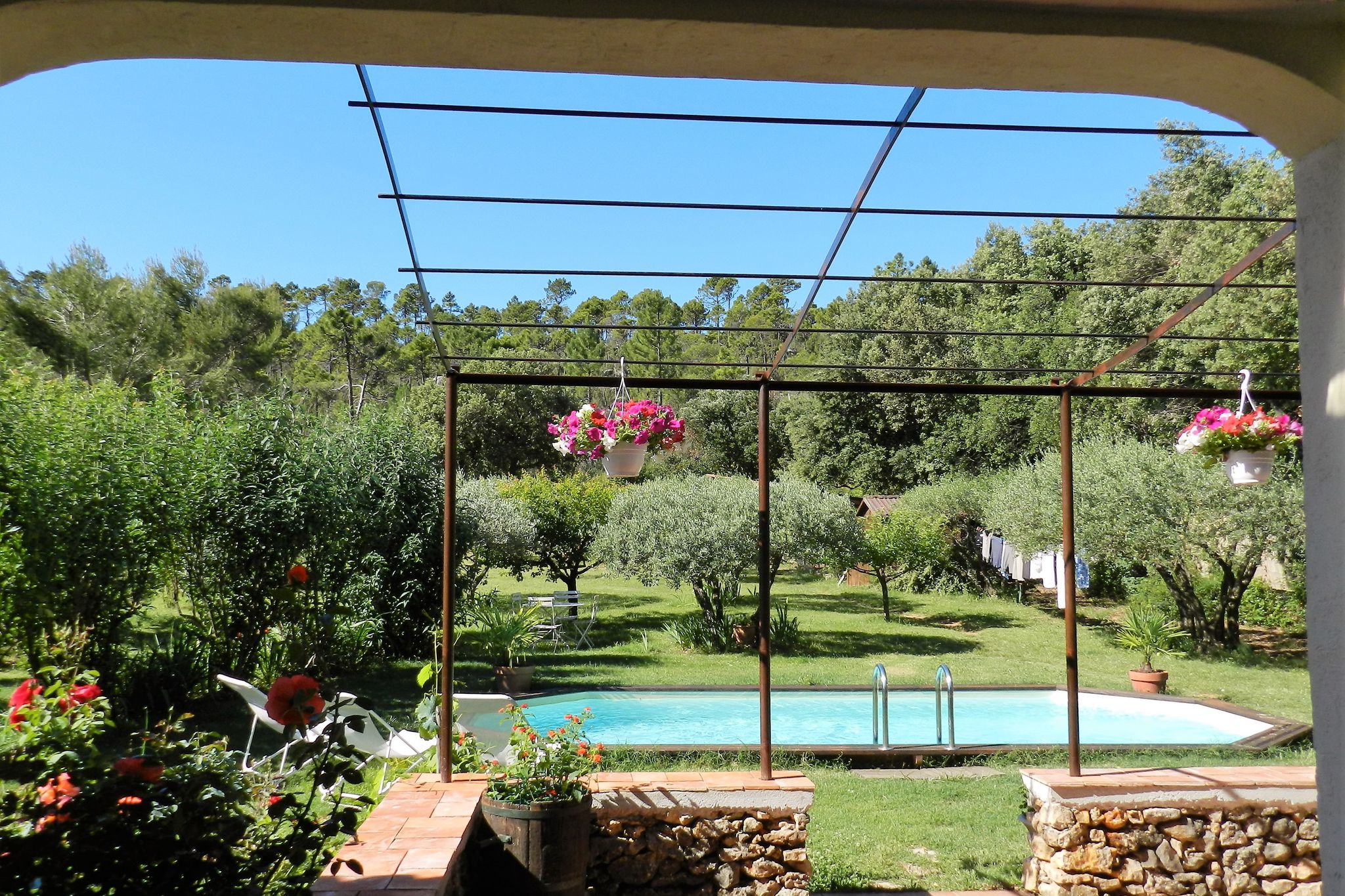 Sweet holiday home with a large lawn, swimming pool, privacy and close to cute villages