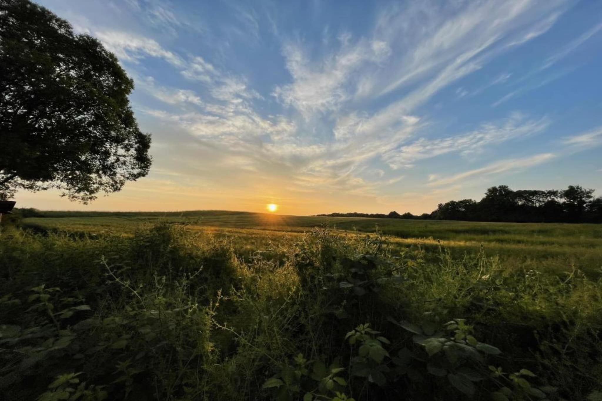 Ferienwohnung Obergeschoss Weitblick II-Gebieden zomer 20km