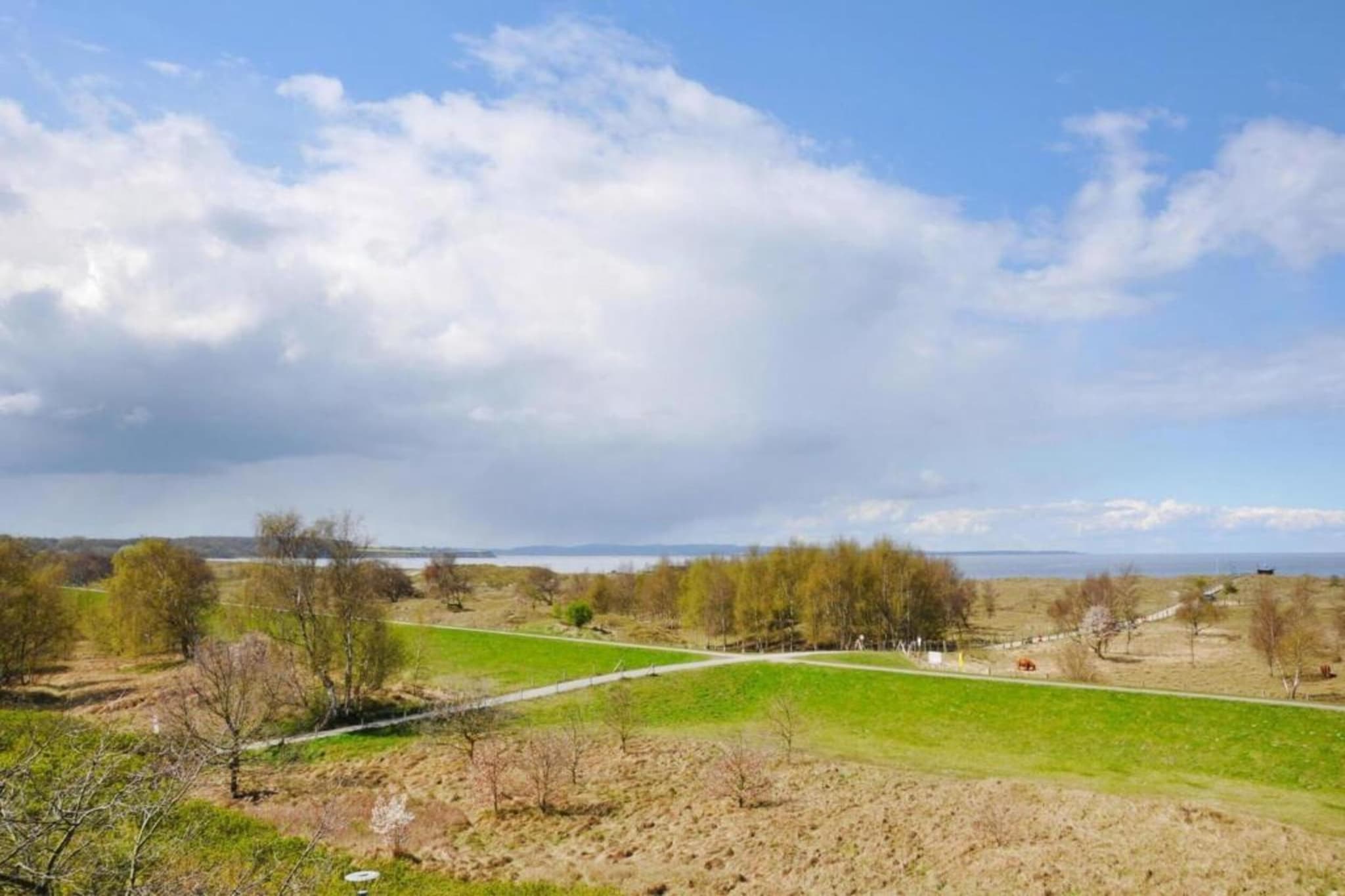 Ferienwohnung Obergeschoss Weitblick II-Gebieden zomer 20km