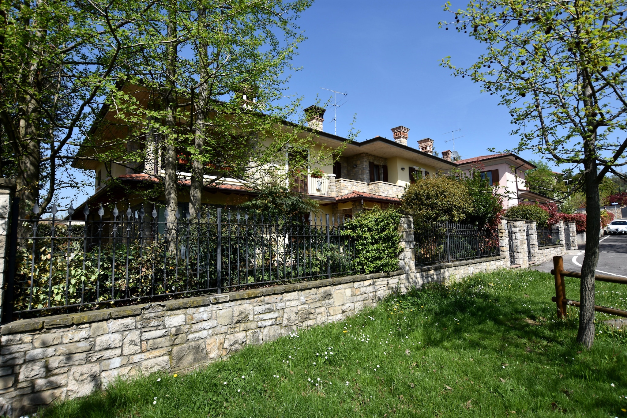 Franciacorta-Außenbereich Sommer