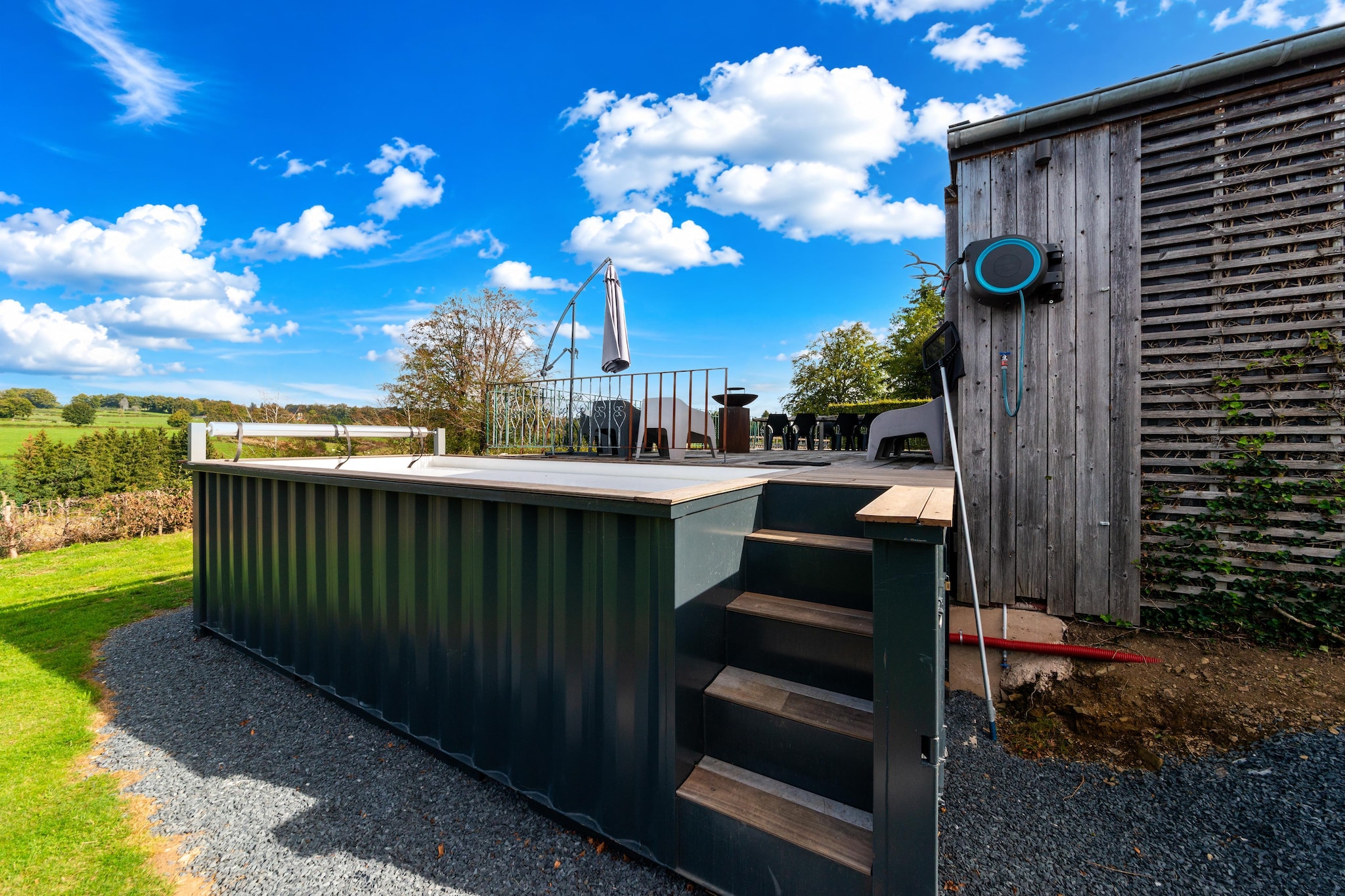Chalet Bleu - Swimming pool