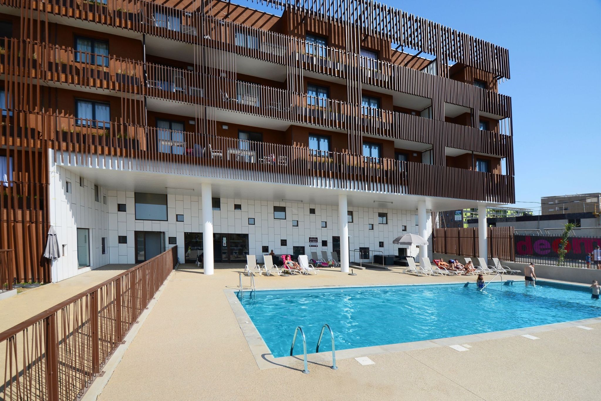 Modern studio apartment located just 600 m. from the beach