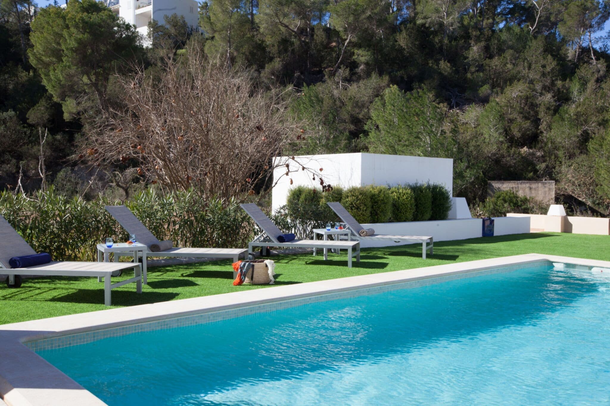 Luxe villa met privézwembad en bij het strand van Ibiza
