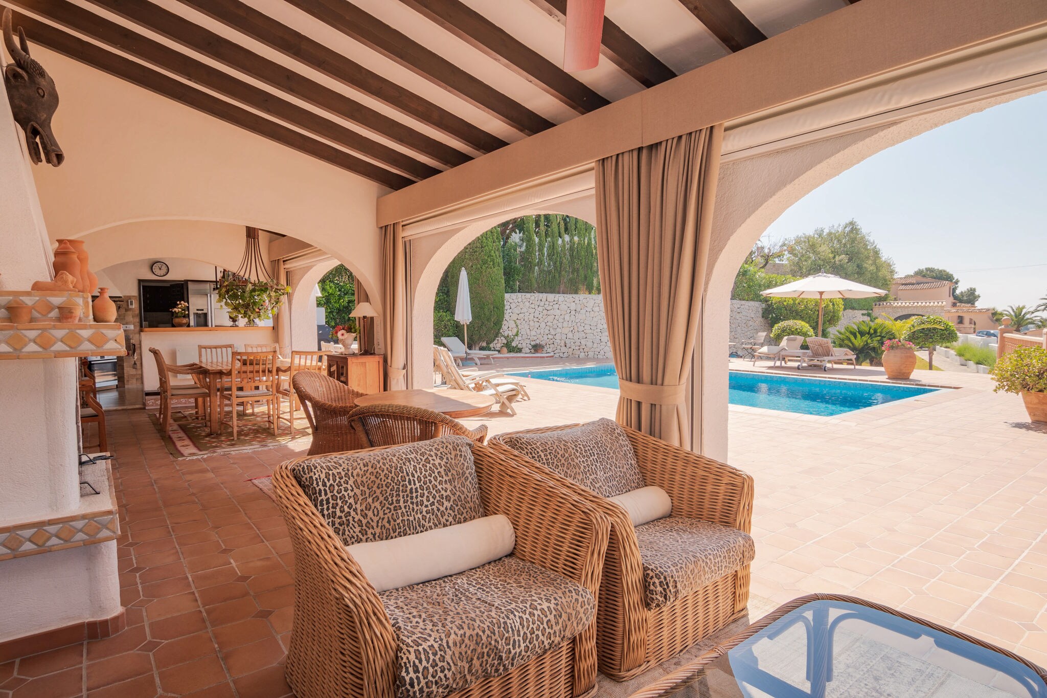 Fantastische Villa met een geweldig uitzicht en overdekt terras en privé zwembad