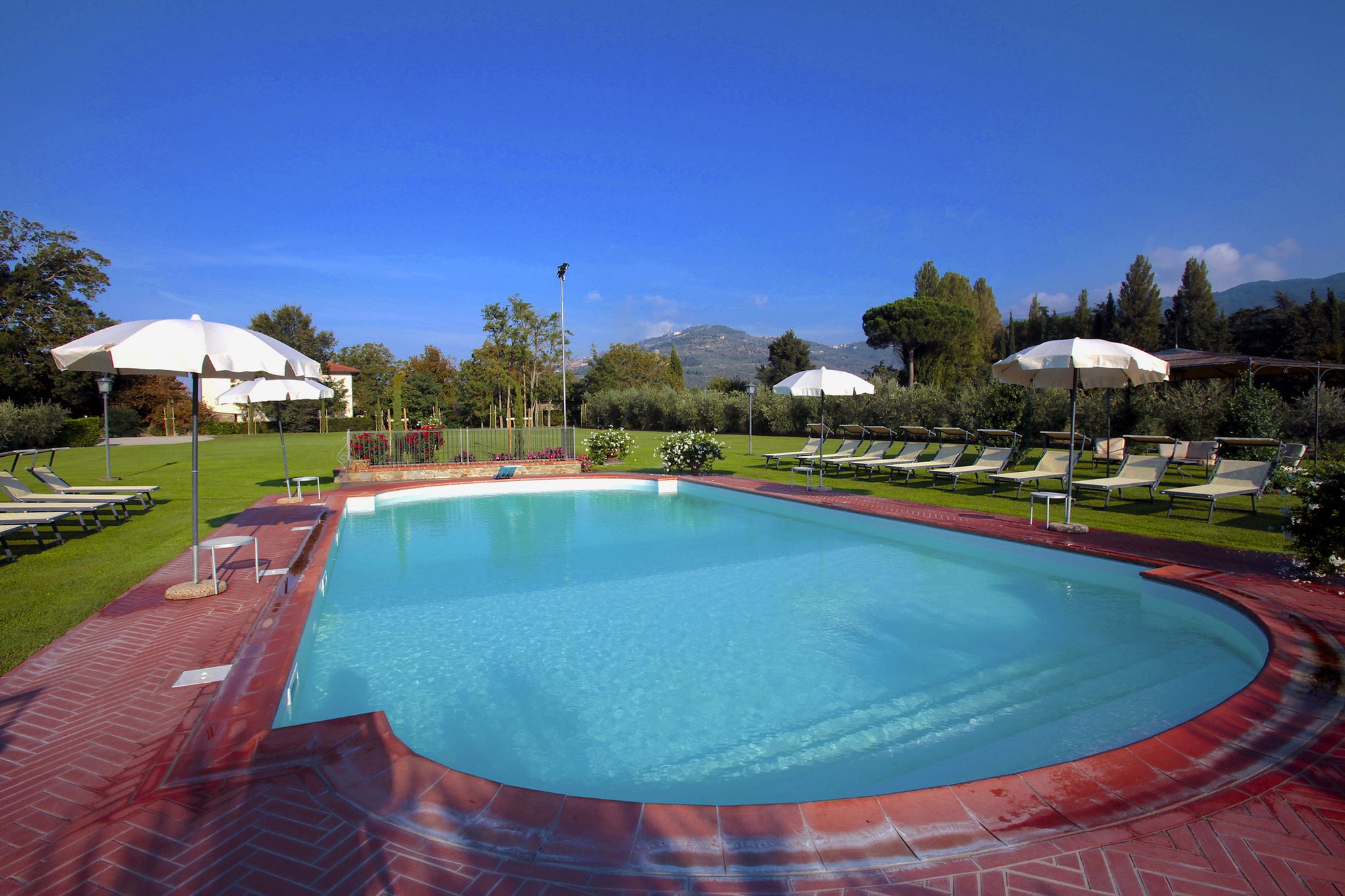 Appartement provincial avec piscine à Cortona Toscane