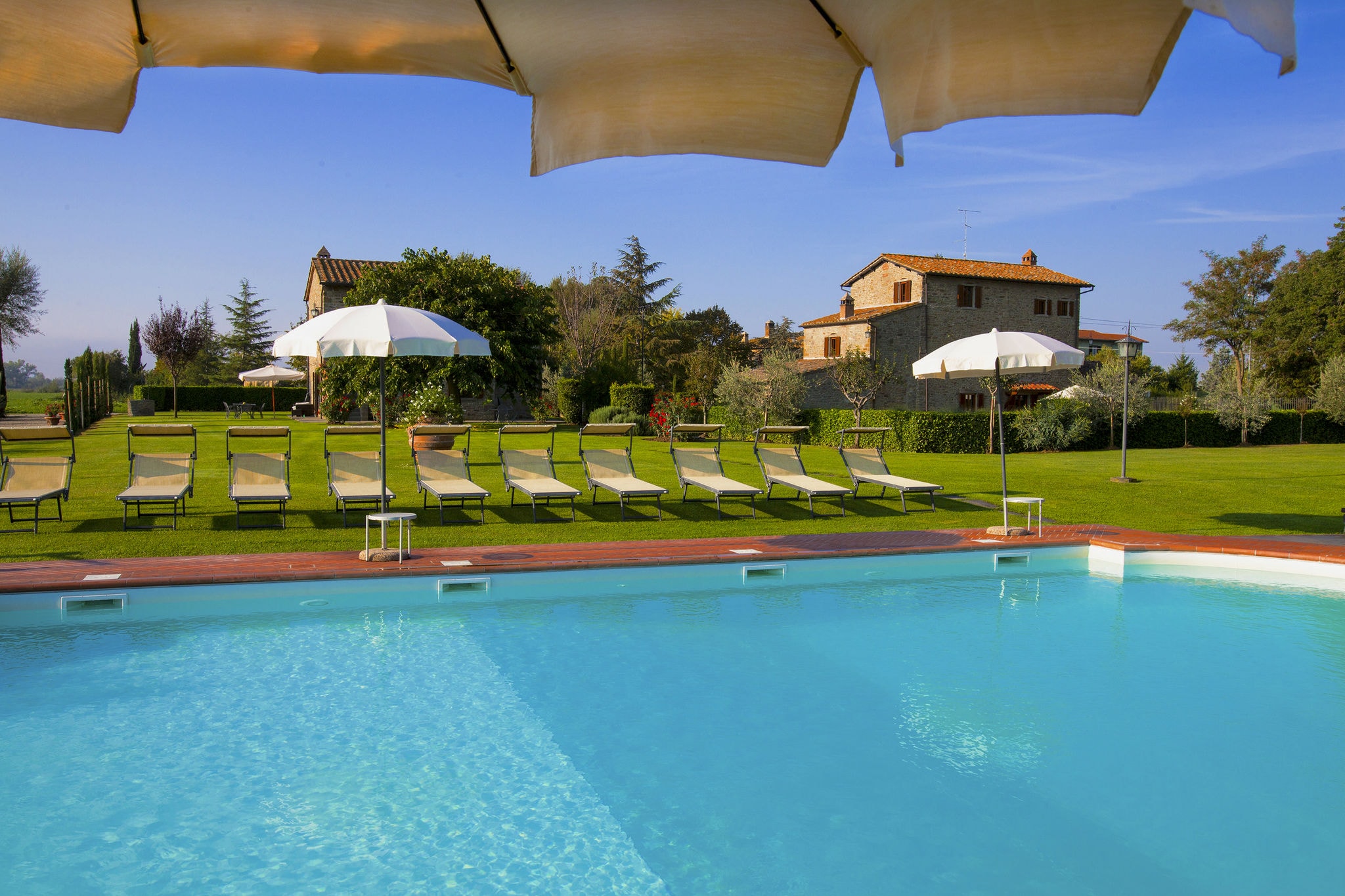 Landelijk appartement in Toscane met een zwembad