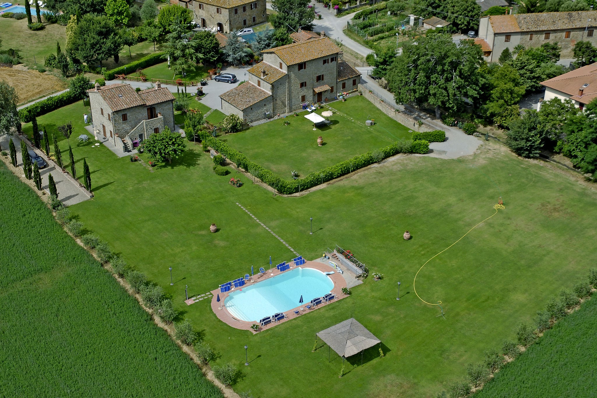 Geräumige Ferienwohnung mit Pool in Cortona, Toskana