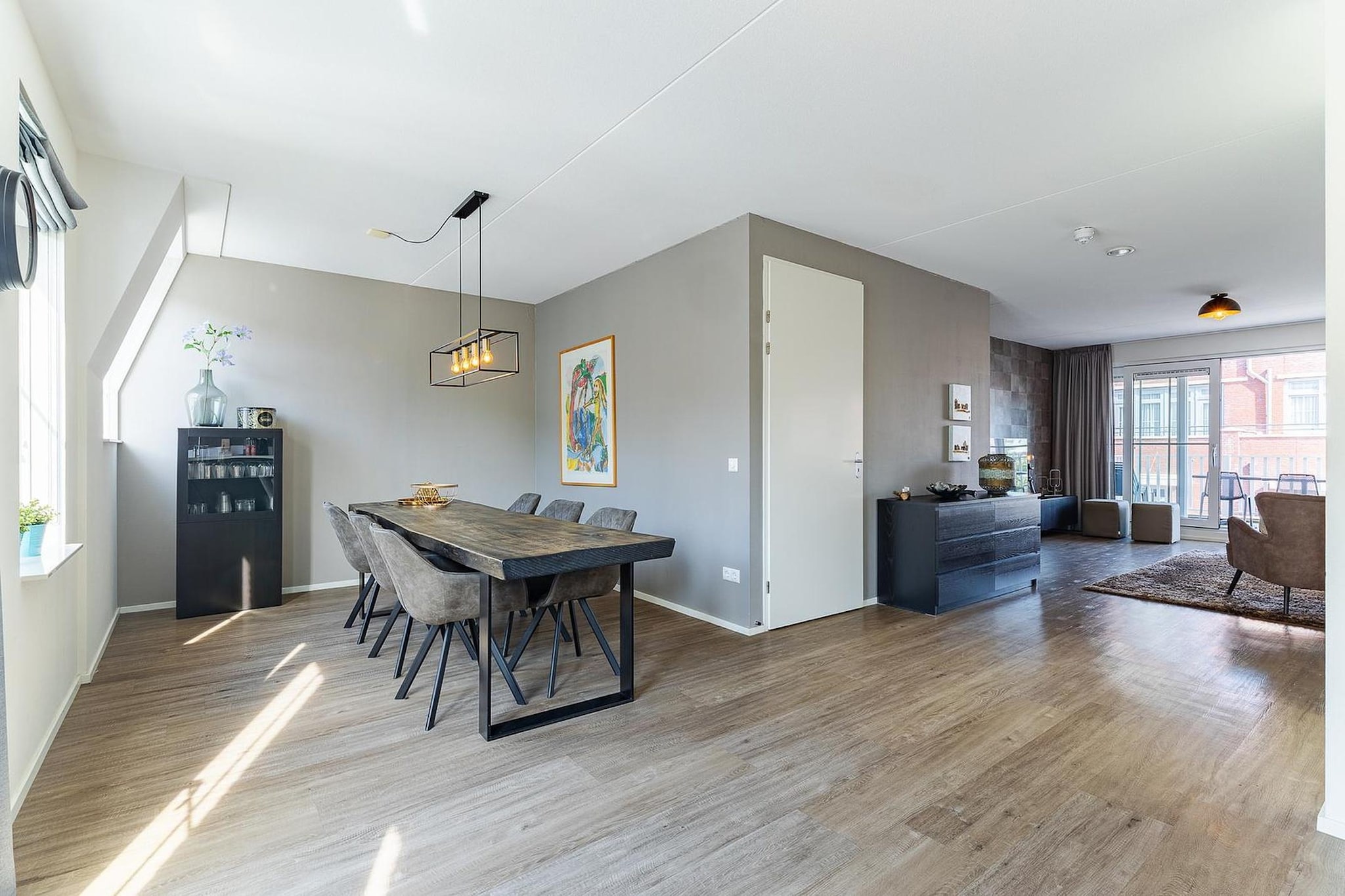Appartement Kaapduinseweg 13 Dishoek 13D luxe 6p sauna - Eetkamer