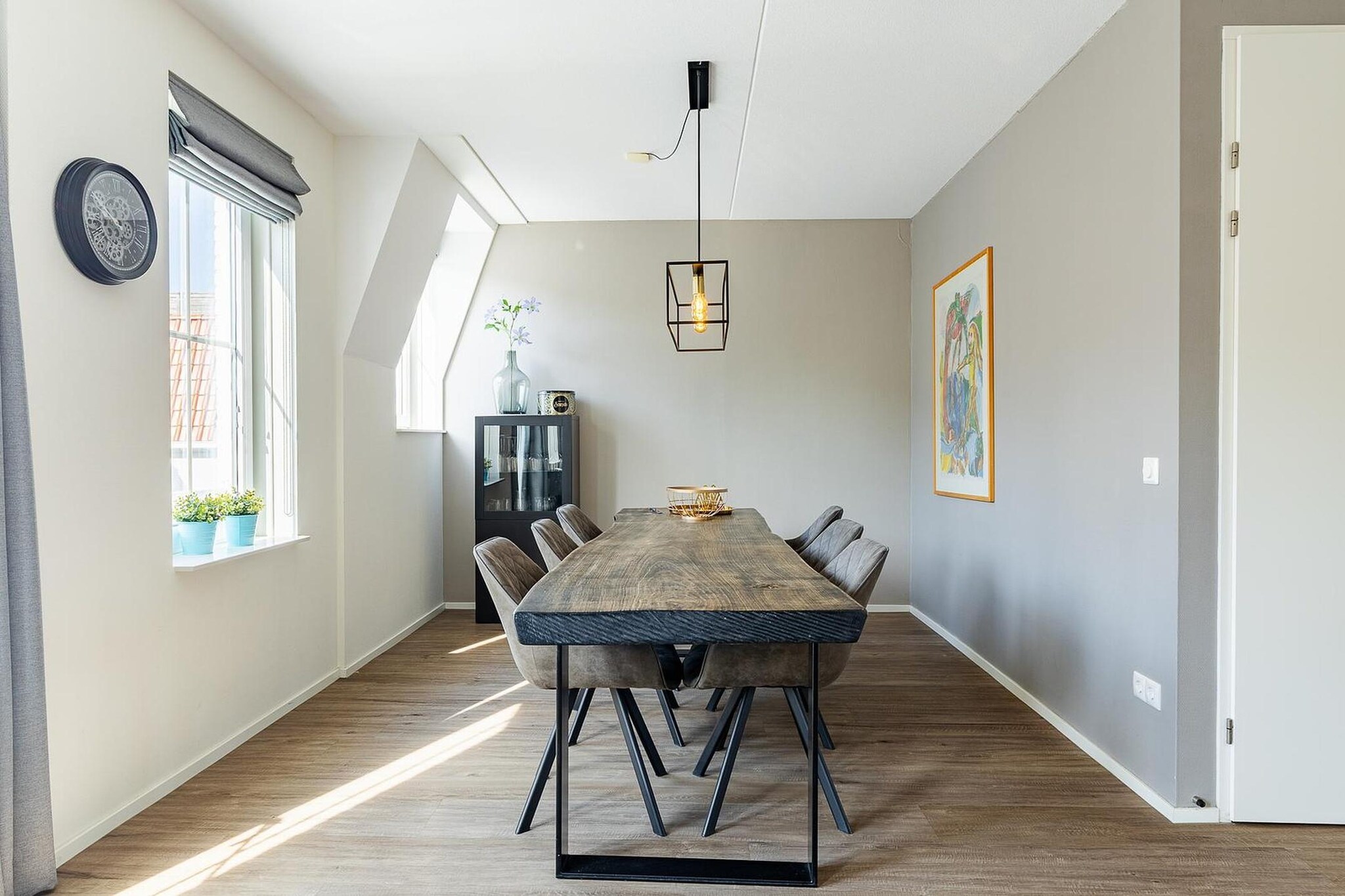 Appartement Kaapduinseweg 13 Dishoek 13D luxe 6p sauna - Eetkamer